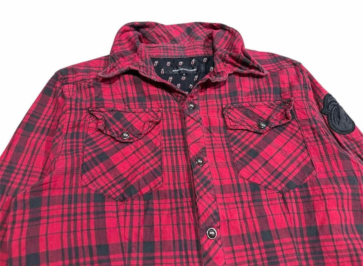 Hysteric Glamour 🔥Sick Y2K Jackrose x The Rolling Stones Shirt Western Punk Size US M / EU 48-50 / 2 - 5 Thumbnail