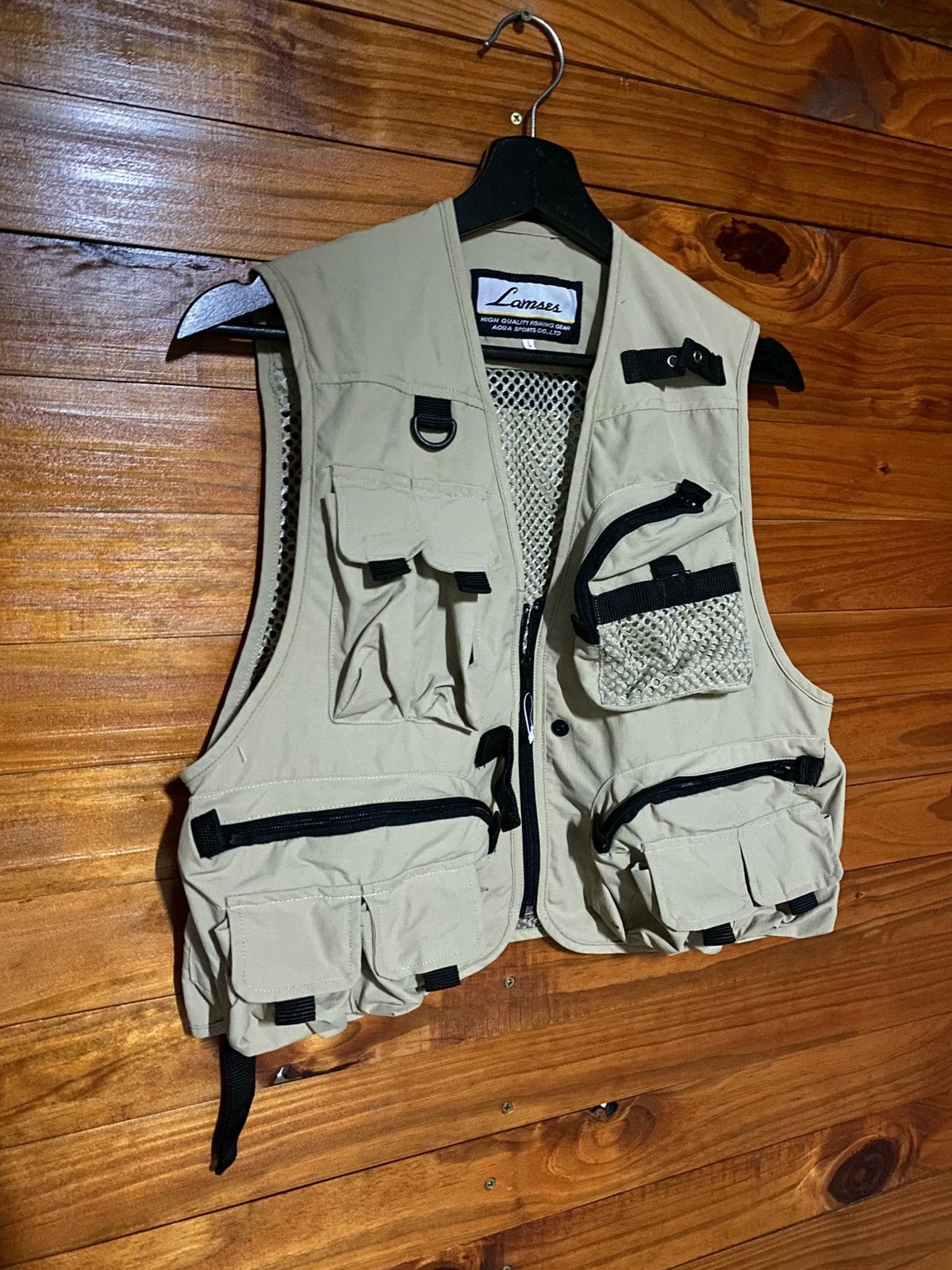 Vintage Lamses Beige Multi-Pocket Fishing – Outdoor Utility Safari Size US XXS / EU 40 - 5 Thumbnail