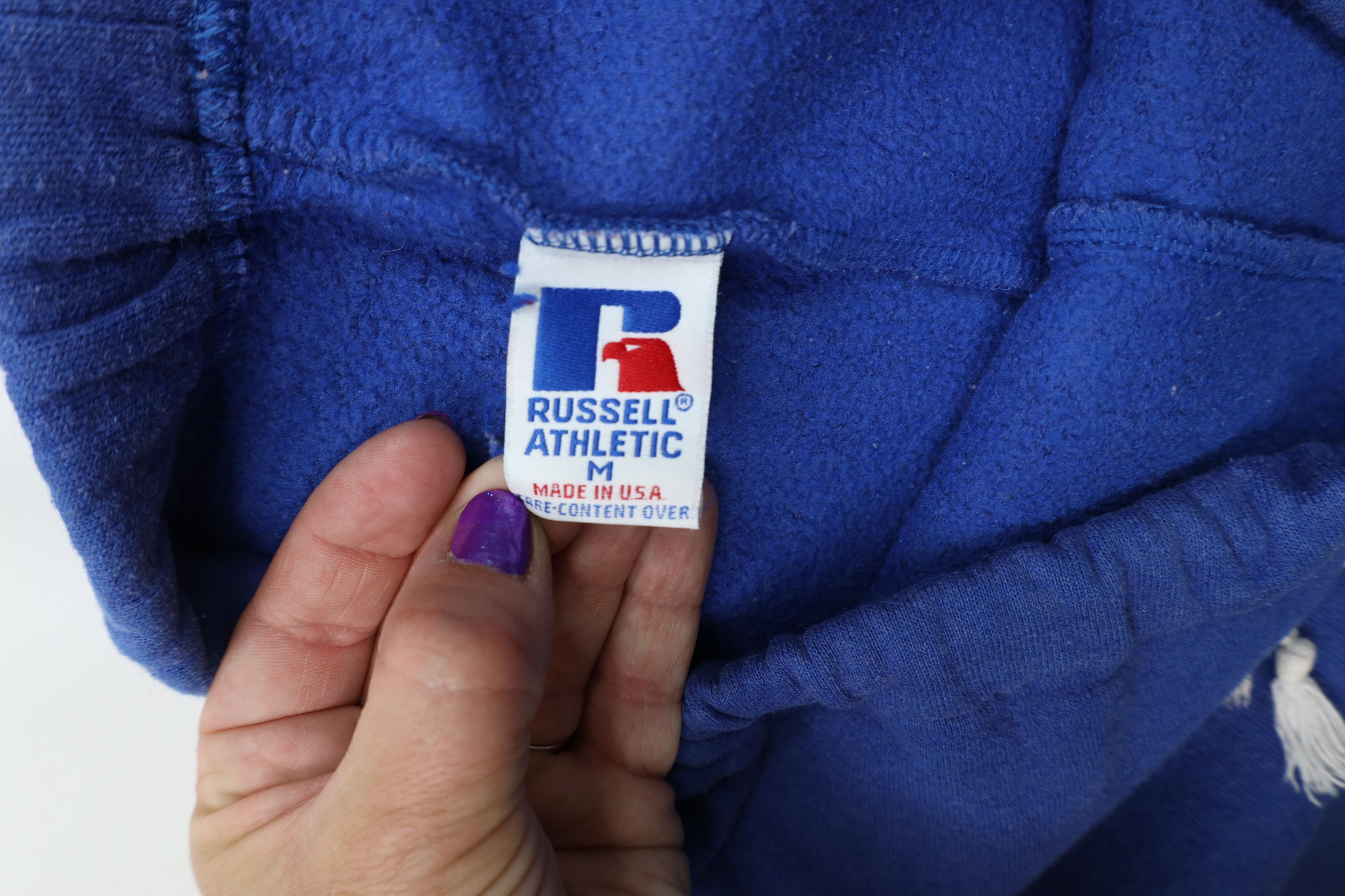 Russell Athletic Vintage 90s Russell Athletic Sweatpants Joggers Royal Blue Size US 34 / EU 50 - 8 Thumbnail