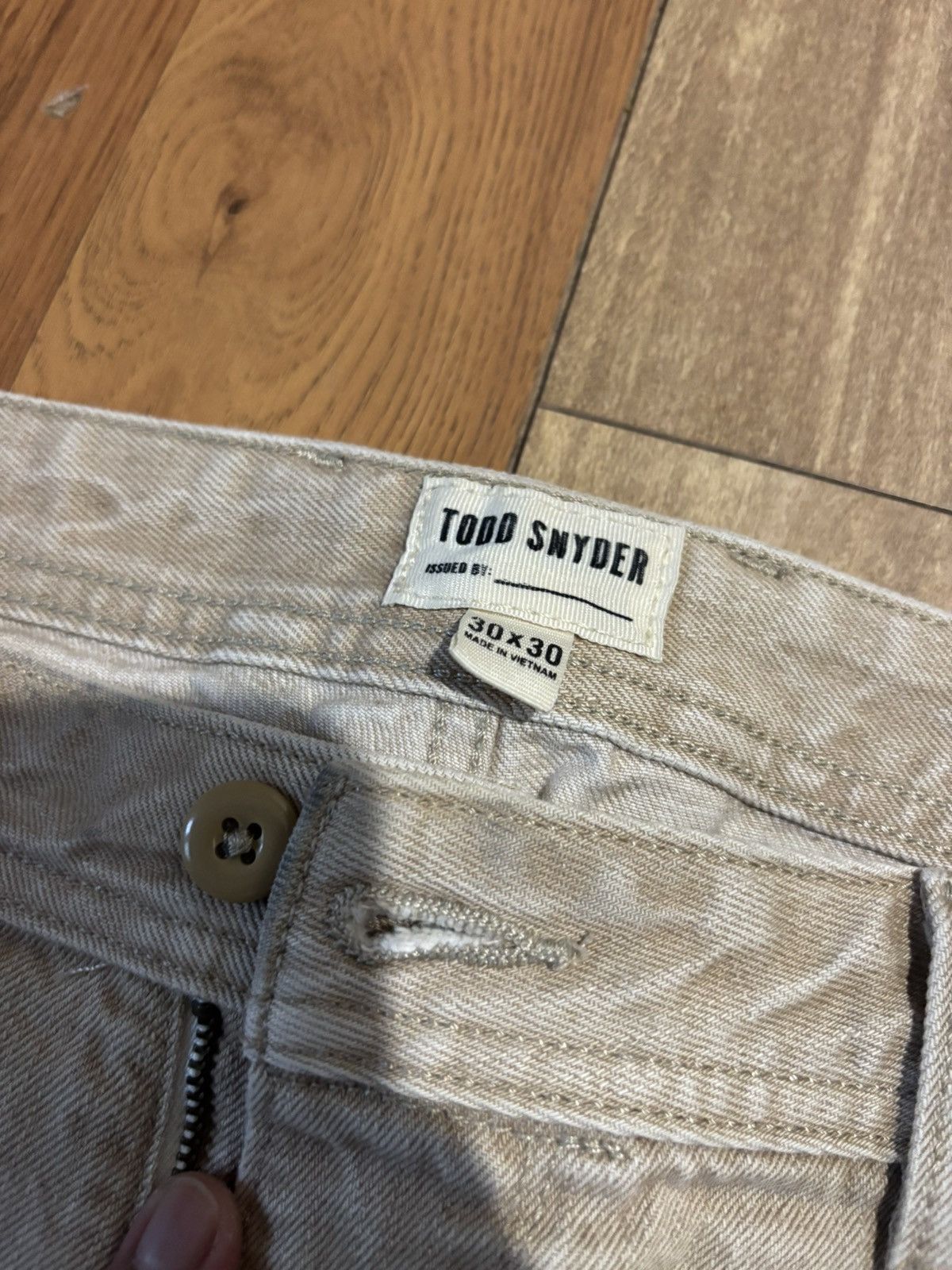 Todd Snyder Todd synder Beige Loop Jeans Size US 30 / EU 46 - 3 Thumbnail