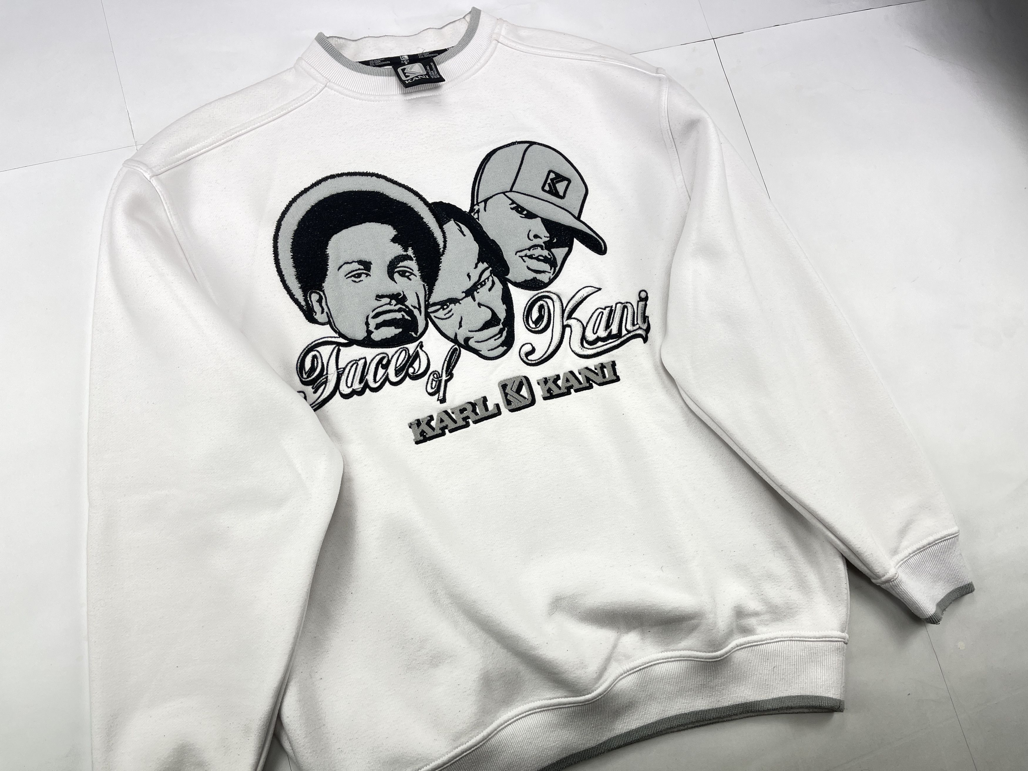 Karl Kani KARL KANI sweatshirt vintage Kani Faces 90s hip hop skater M Size US M / EU 48-50 / 2 - 2 Thumbnail