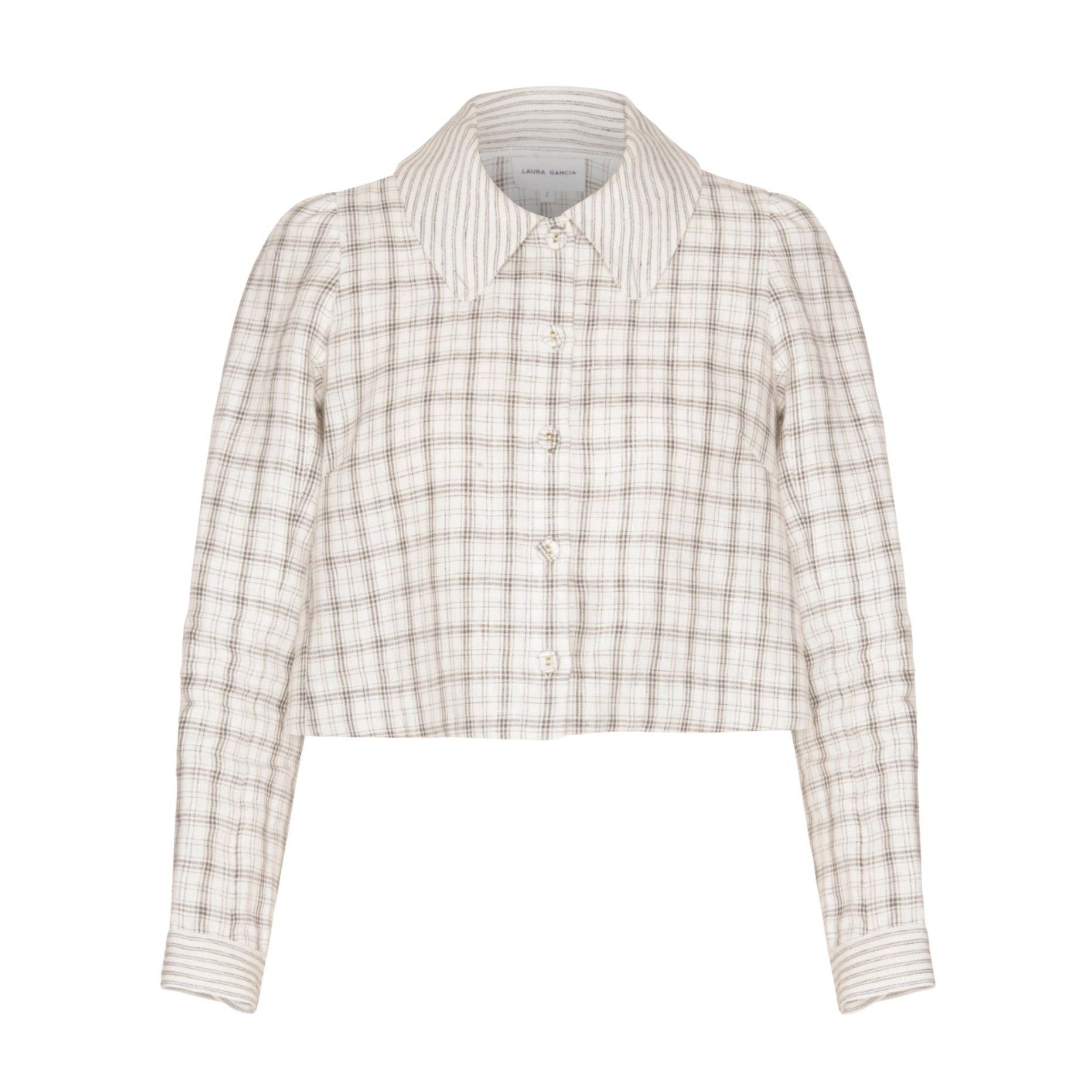 Other Garcia x Dani Collar Plaid Blouse NWT $395 Sz 0 Size XS / US 0-2 / IT 36-38 - 1 Thumbnail