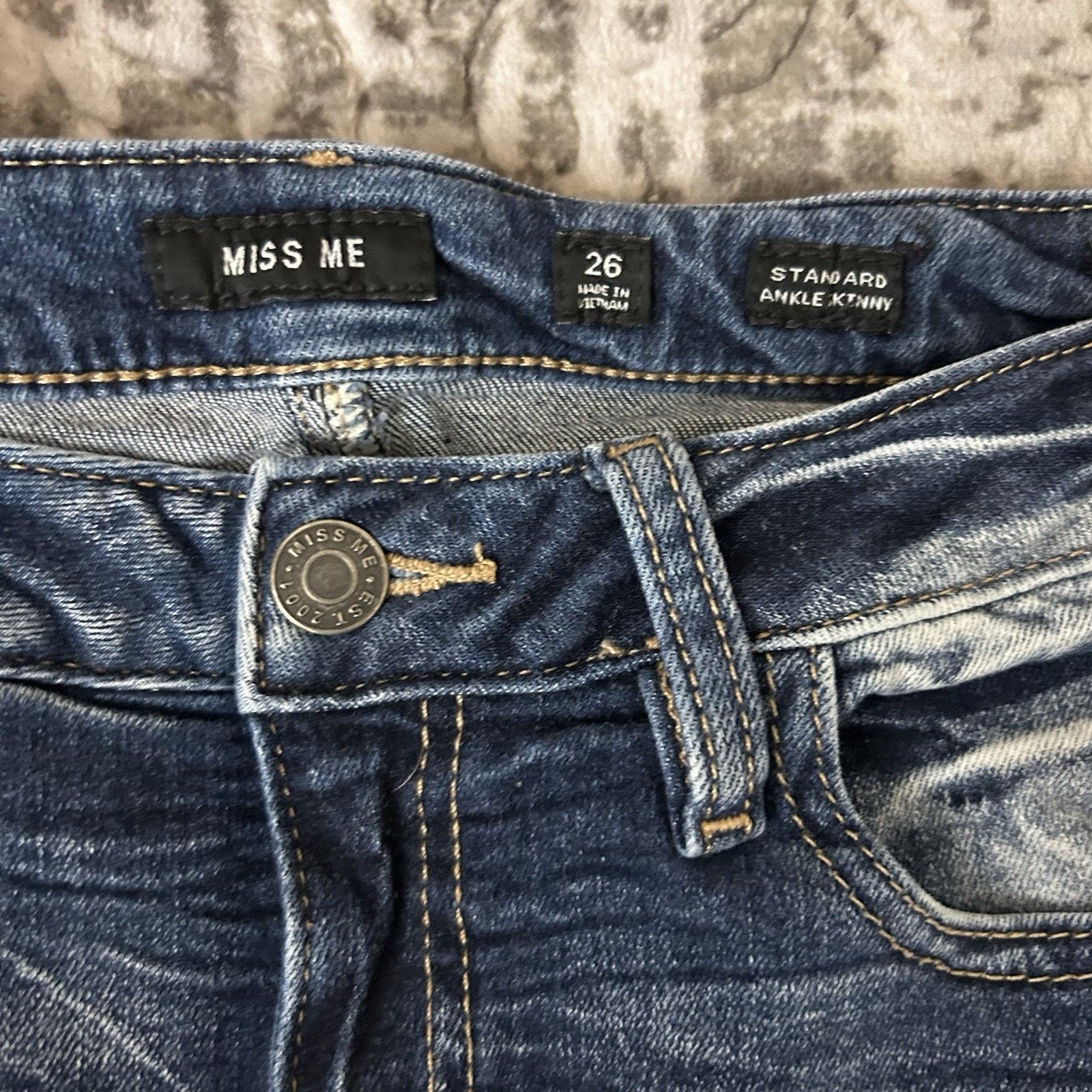 Miss Me Miss Me Standard Ankle Skinny Style No: E02AK11A - Size 26 Size 26" / US 2 / IT 38 - 4 Thumbnail