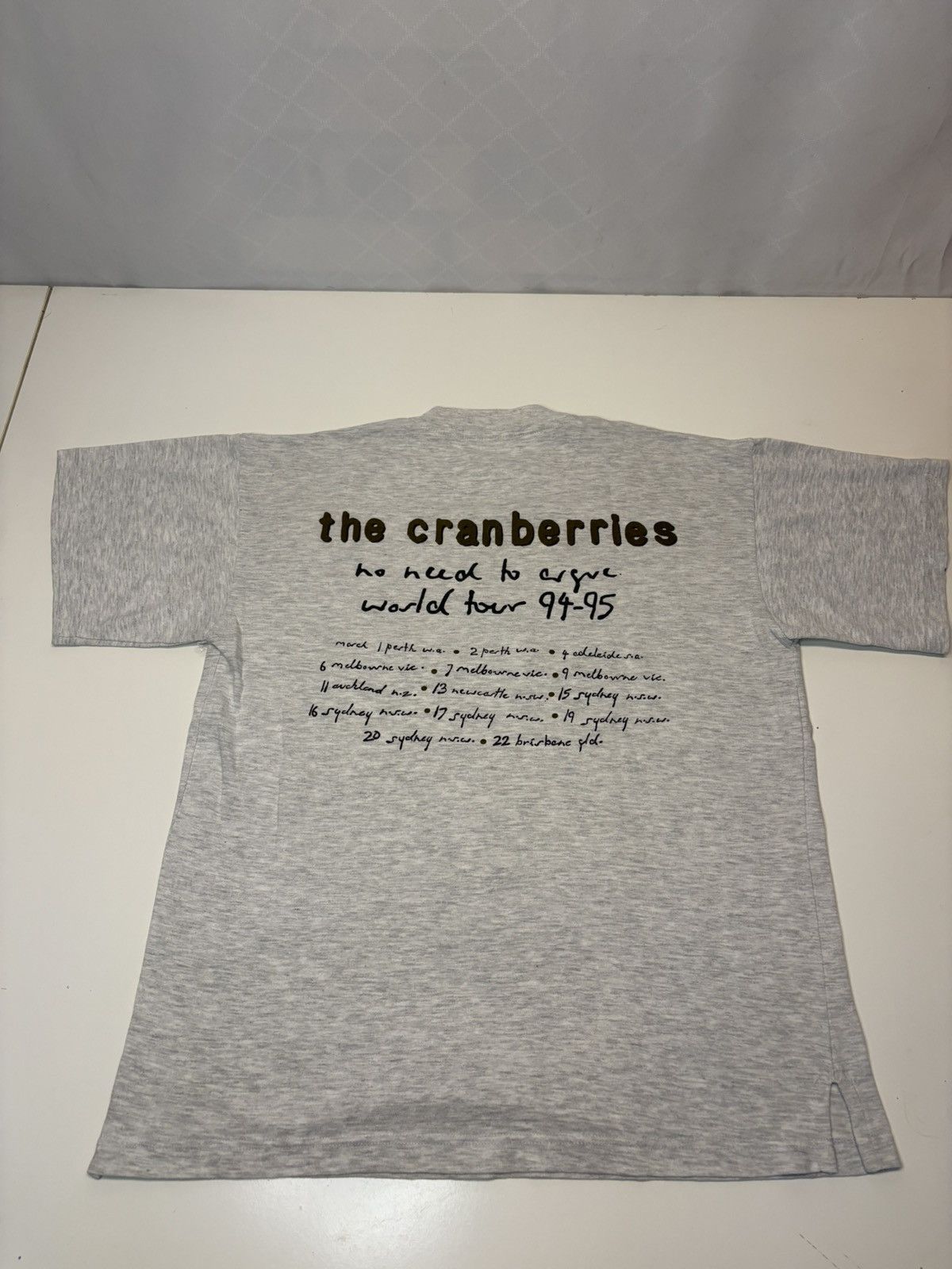 Vintage 1994 1995 The Cranberries Tour T-Shirt size L