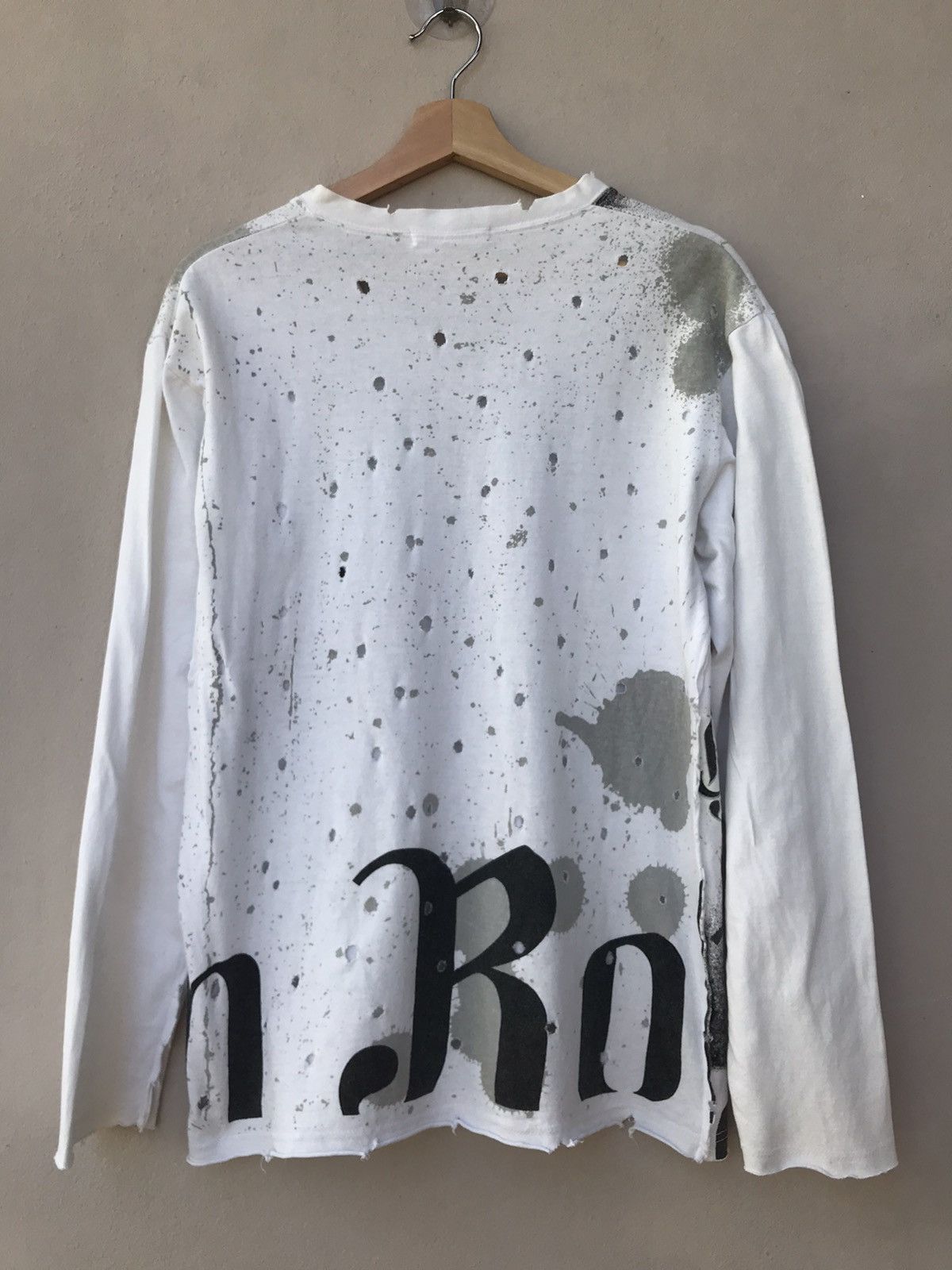 Japanese Brand Thrashed ModishGaze Venus of Rock Distressed Longsleeve Tee Size US L / EU 52-54 / 3 - 10 Thumbnail