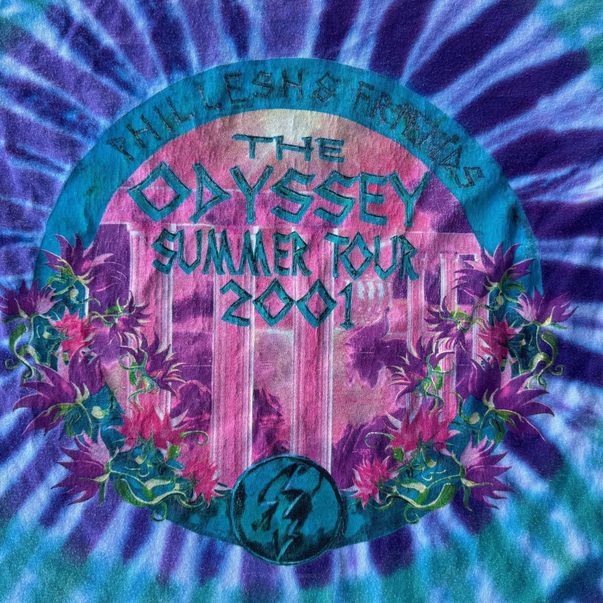 Band Tees × Grateful Dead 2001 Grateful Dead The Oddysey Summer Tour Tee Shirt Size US L / EU 52-54 / 3 - 4 Thumbnail