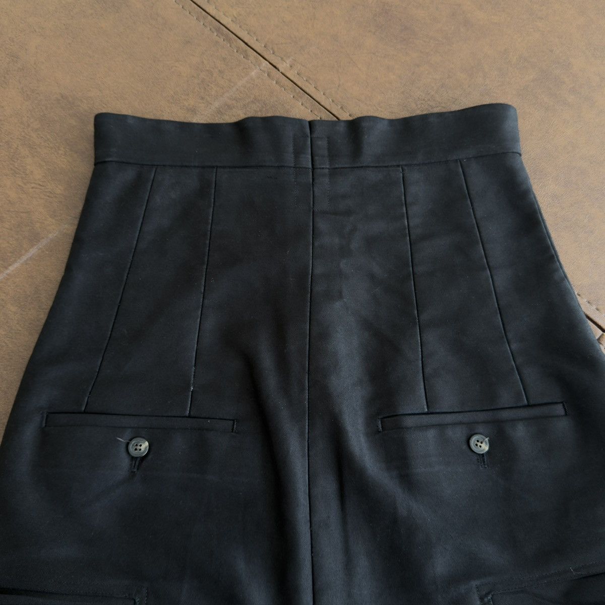 Rick Owens FW2018 "Sisyphus" Cotton Moleskin Cargo Cropped Pants Size US 30 / EU 46 - 7 Thumbnail