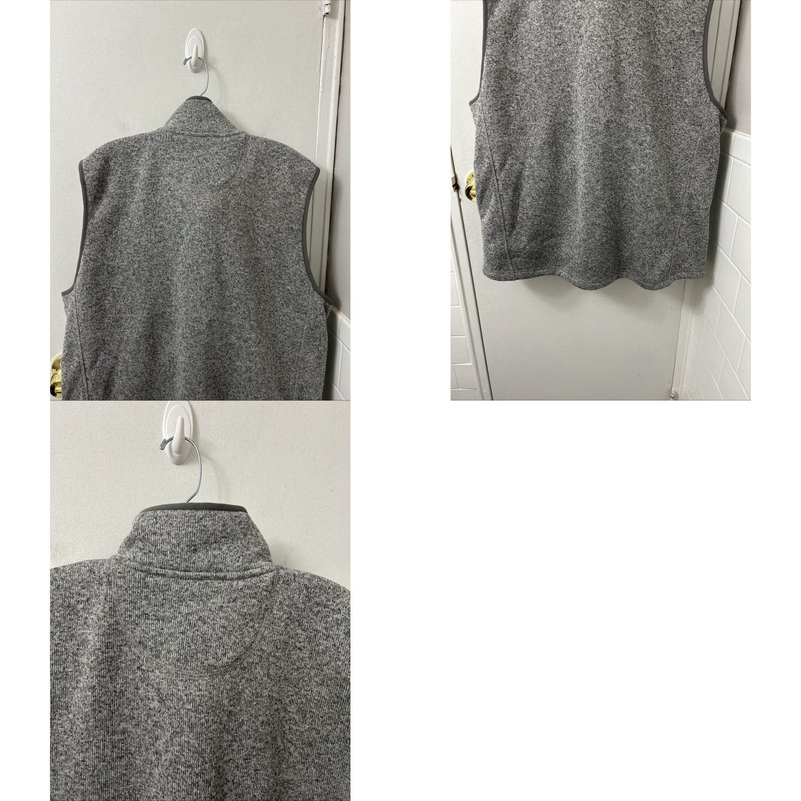 Vintage VINTAGE LL Bean Sweater Fleece Vest Mens XL Gray Slightly Fitted Full Zip Jacket 502209 Size US XL / EU 56 / 4 - 8 Thumbnail