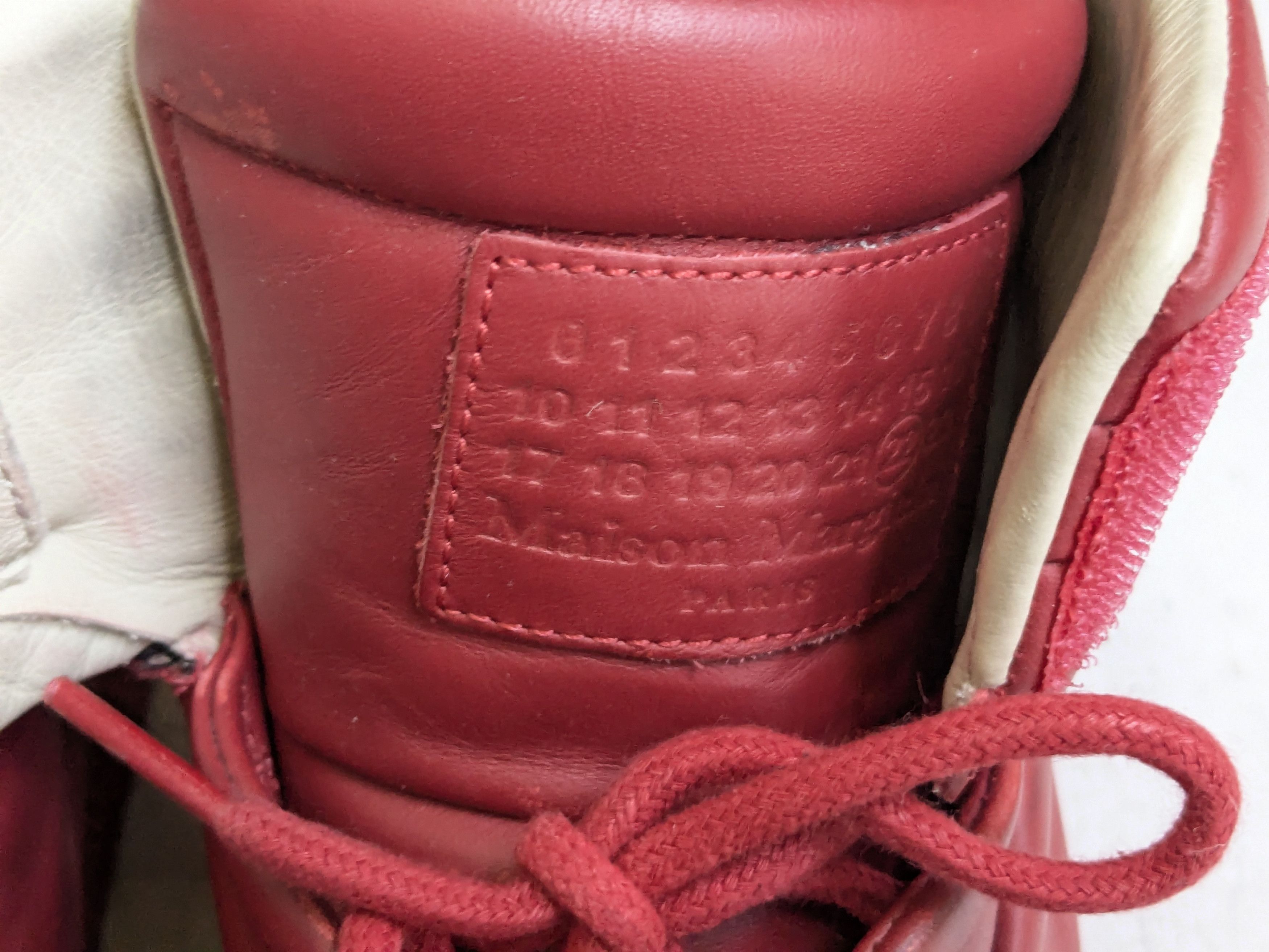 Maison Margiela Maison Margiela Future Red 6 39 High Tops Leather Size US 7 / EU 40 - 5 Thumbnail