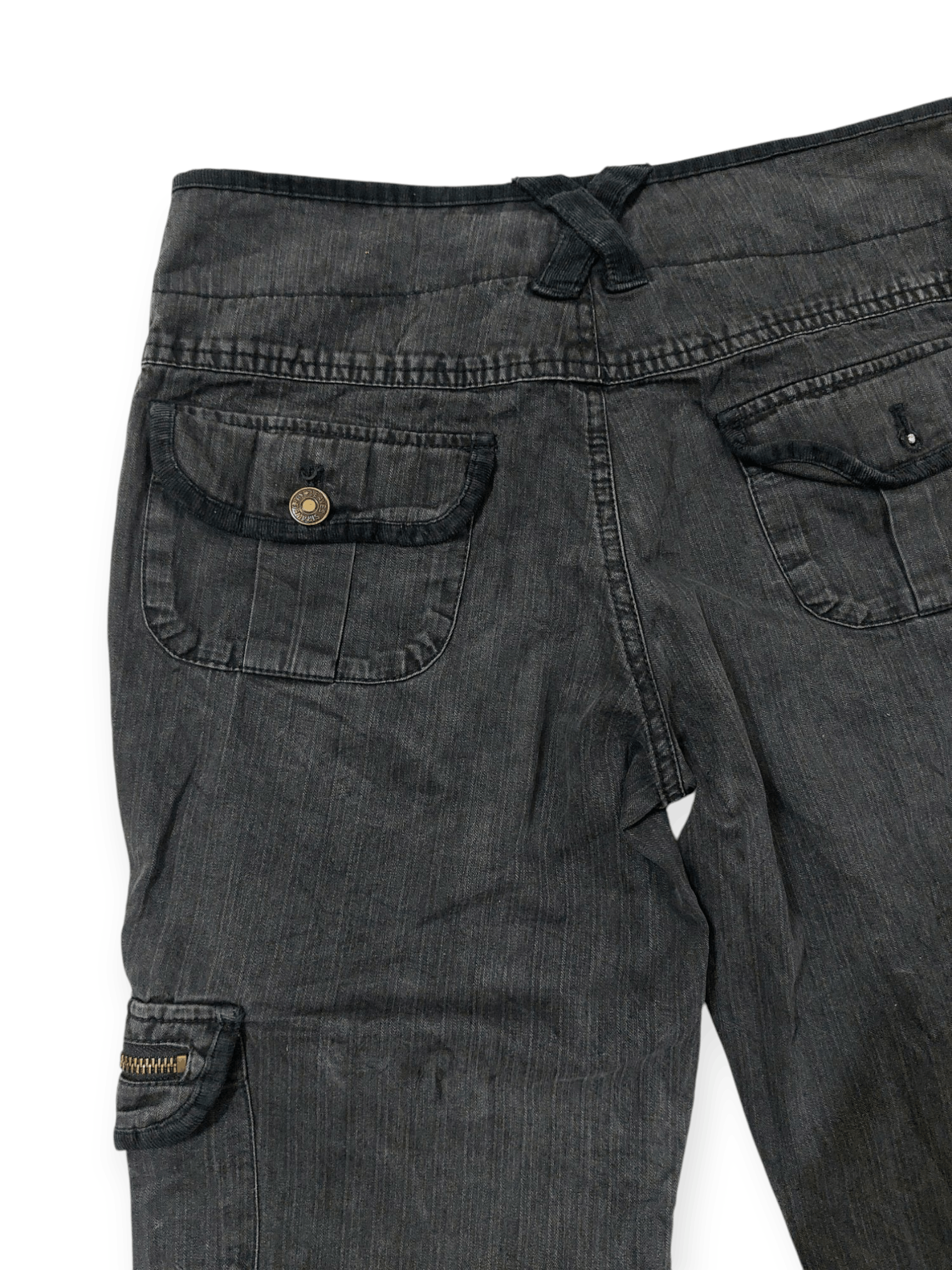 Other Super Flare Pauline Bleu Multipocket Cargo Pants Size US 29 - 10 Thumbnail