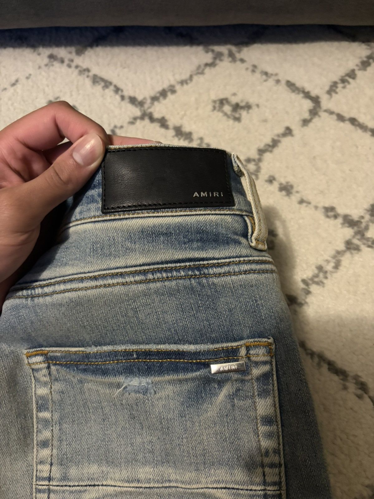 Amiri Amiri Black Patch Jeans Size US 32 / EU 48 - 12 Thumbnail