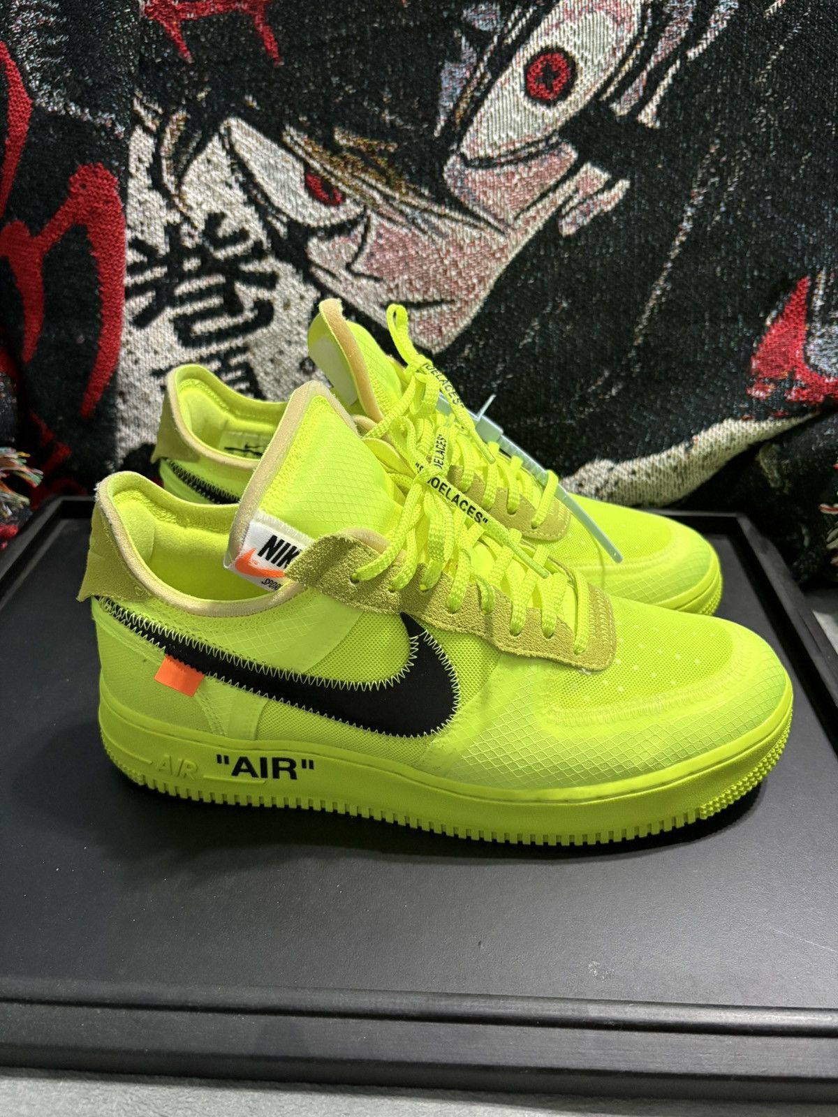 Nike × Off-White Off-White Air Force 1 Volt Size US 9 / EU 42 - 4 Thumbnail