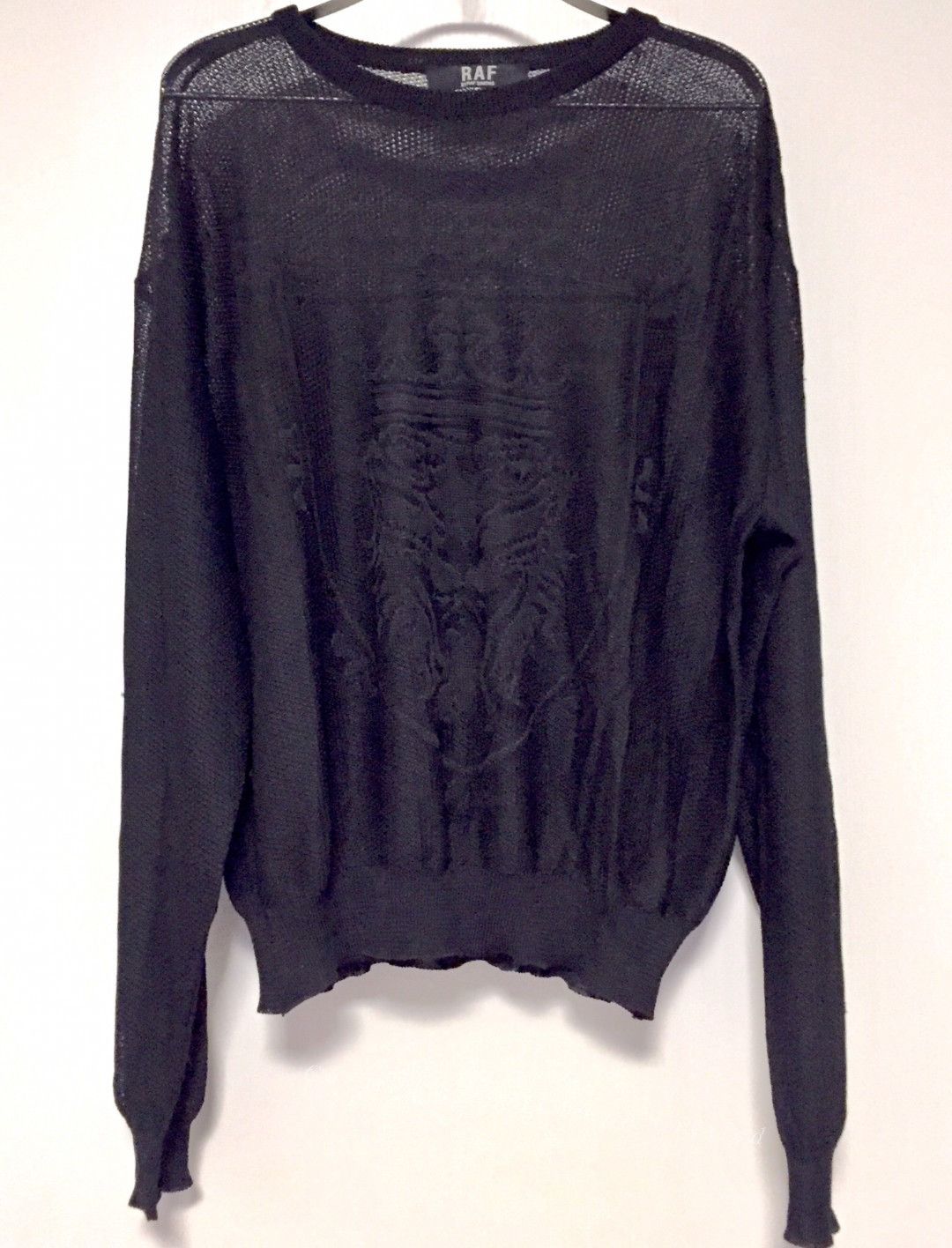 Raf Simons Raf Simons Early Archive Black Knit Sweater Size US L / EU 52-54 / 3 - 1 Thumbnail