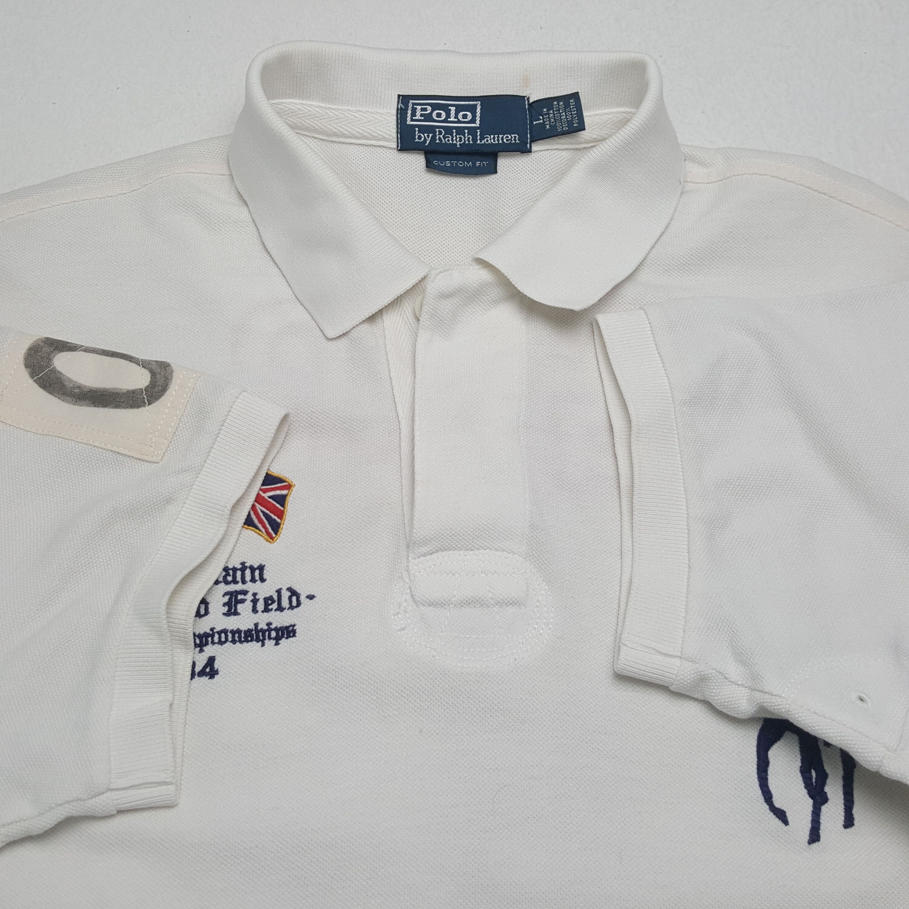 Polo Ralph Lauren × Vintage Vintage POLO by RALPH LAUREN Britain 012 Polos Shirt Size US L / EU 52-54 / 3 - 8 Thumbnail
