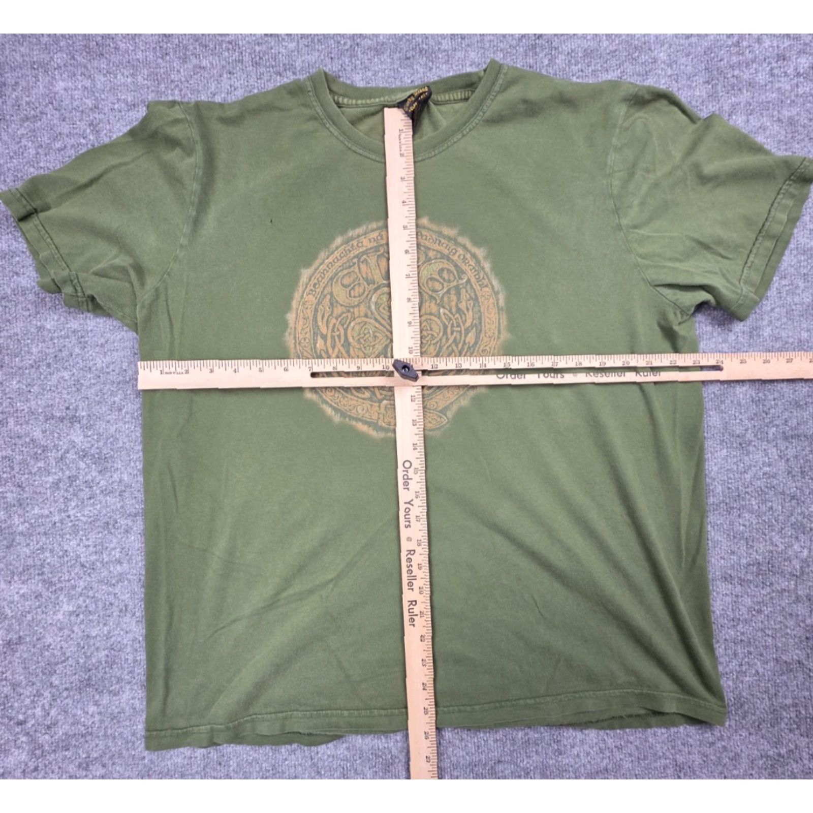 Lucky Brand VINTAGE Lucky Brand Celtic T-Shirt Men XL Green Graphic Short Sleeve Crew Neck USA 90s Y2K Size US XL / EU 56 / 4 - 6 Thumbnail