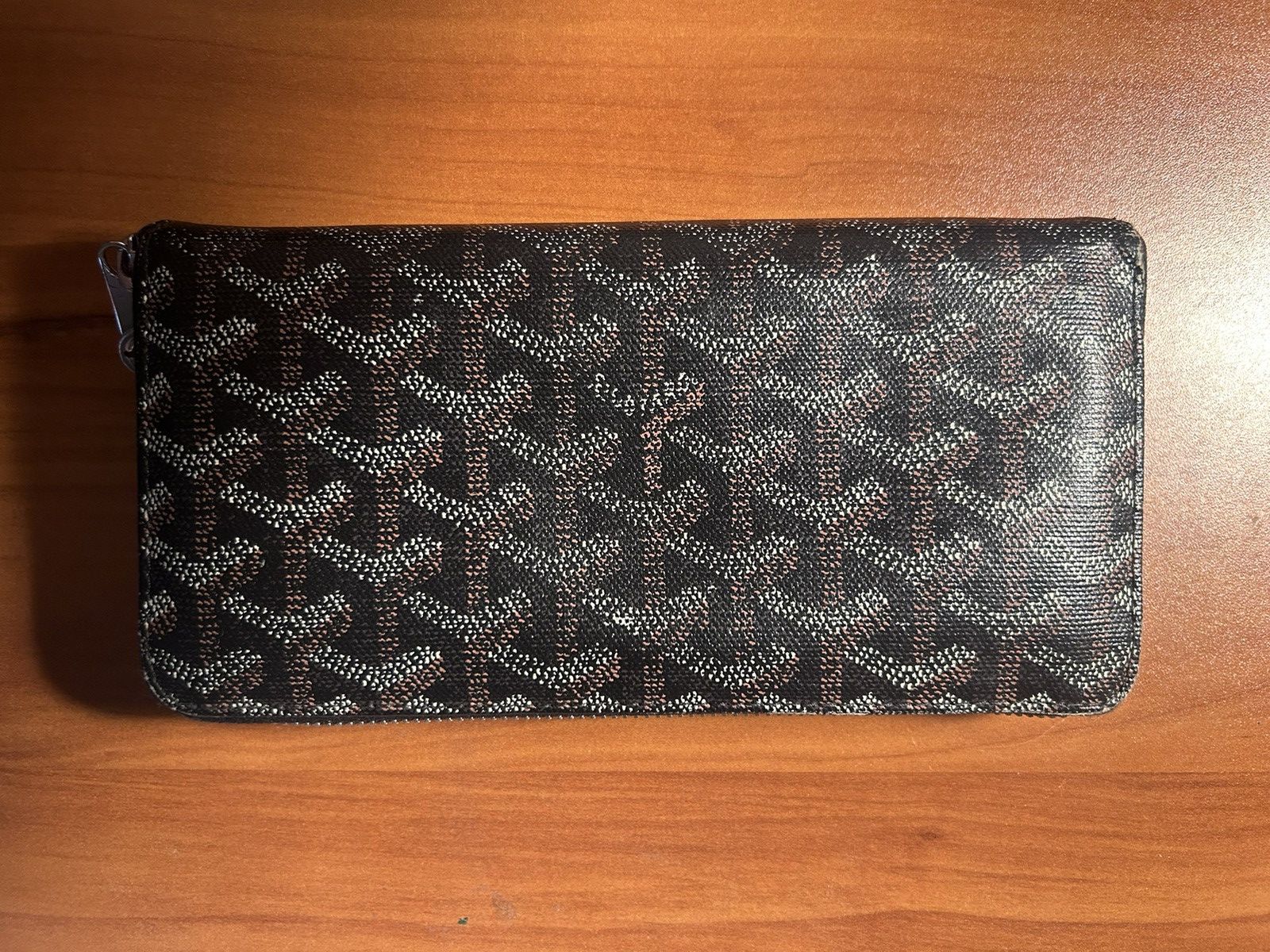 image of Goyard Matignon Gm Wallet in Black, Men's
