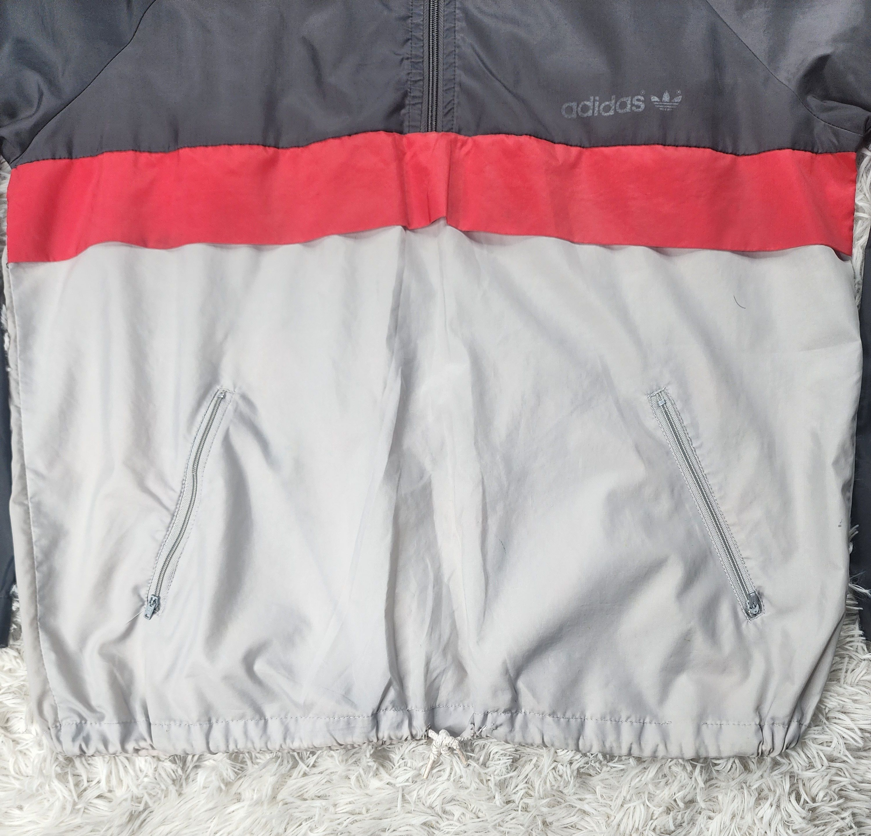 Adidas Vintage Adidas 1/4 zipper windbreaker hoodied jacket Size US M / EU 48-50 / 2 - 5 Thumbnail