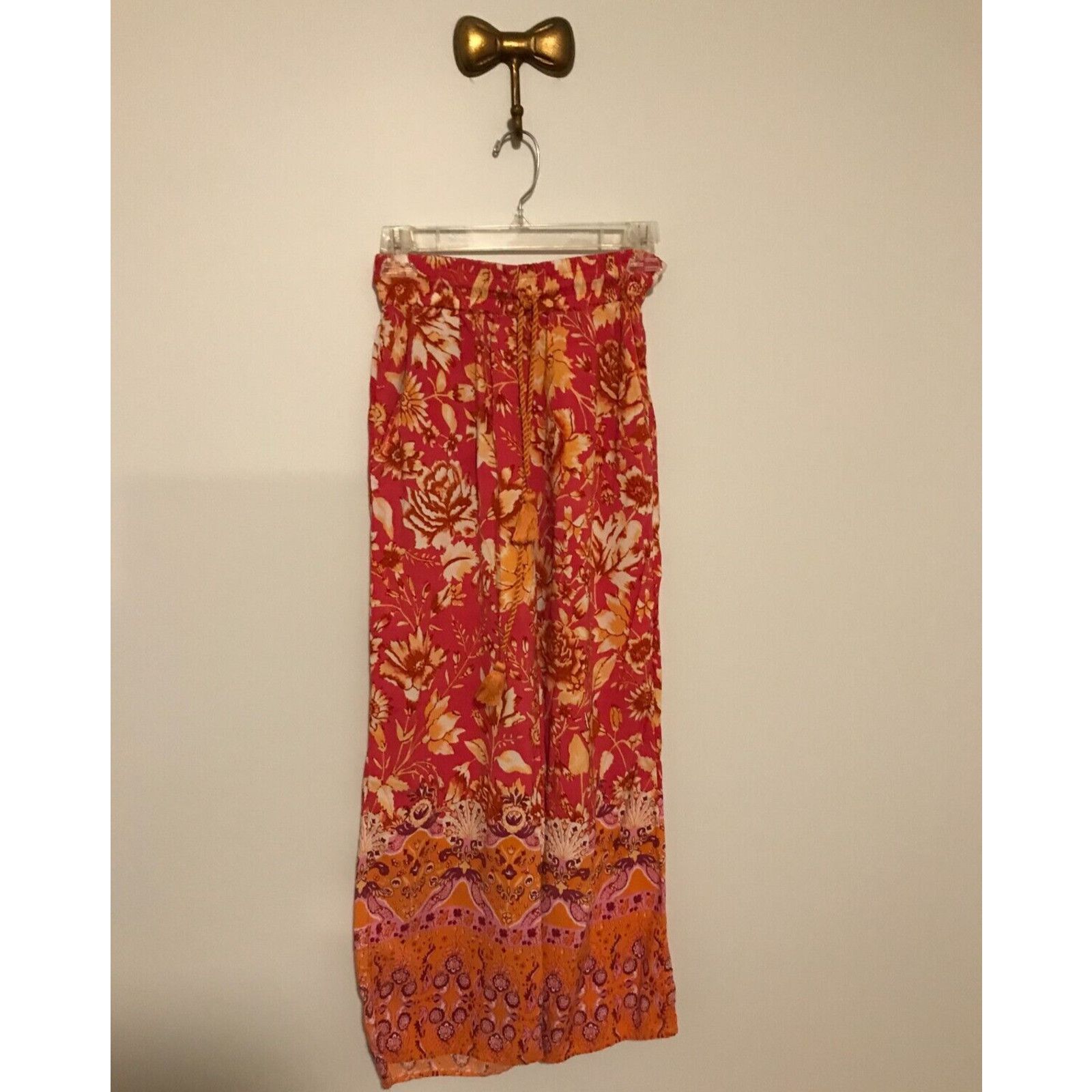 Anthropologie by Anthropologie Kari Sleep Pajama Wide Leg Pants Size 25" / US 0 / IT 36 - 1 Thumbnail