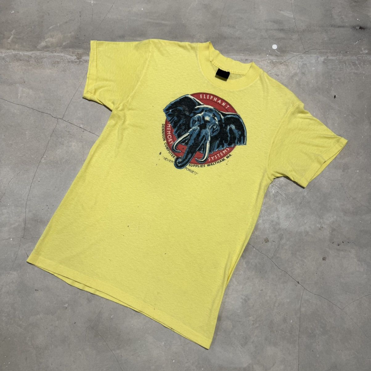 Other Vintage 80s Elephant Memory Systems T Shirt Size US XS / EU 42 / 0 - 1 Thumbnail
