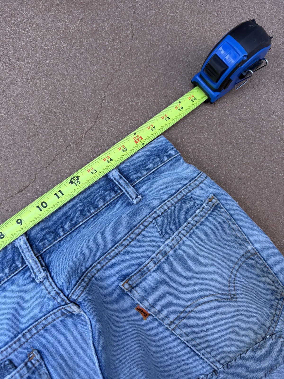 Levi's Vtg 80’s Levi’s 684 Orange Tab Bellbottom Flare Jeans 34x30 Size US 34 / EU 50 - 9 Thumbnail