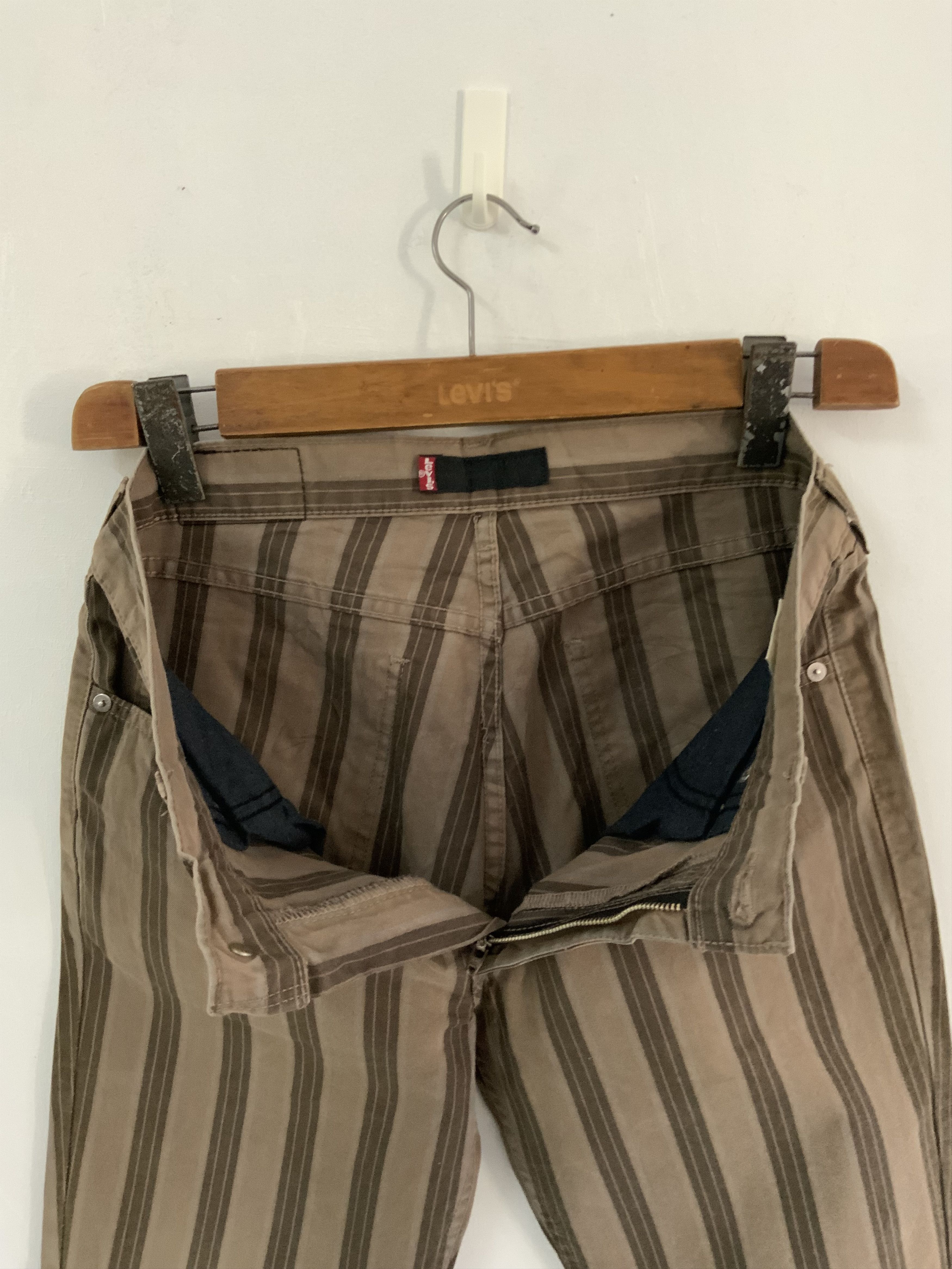 Japanese Brand Levi’s Striped Japan Made Avant Garde Pant Size US 30 / EU 46 - 9 Thumbnail