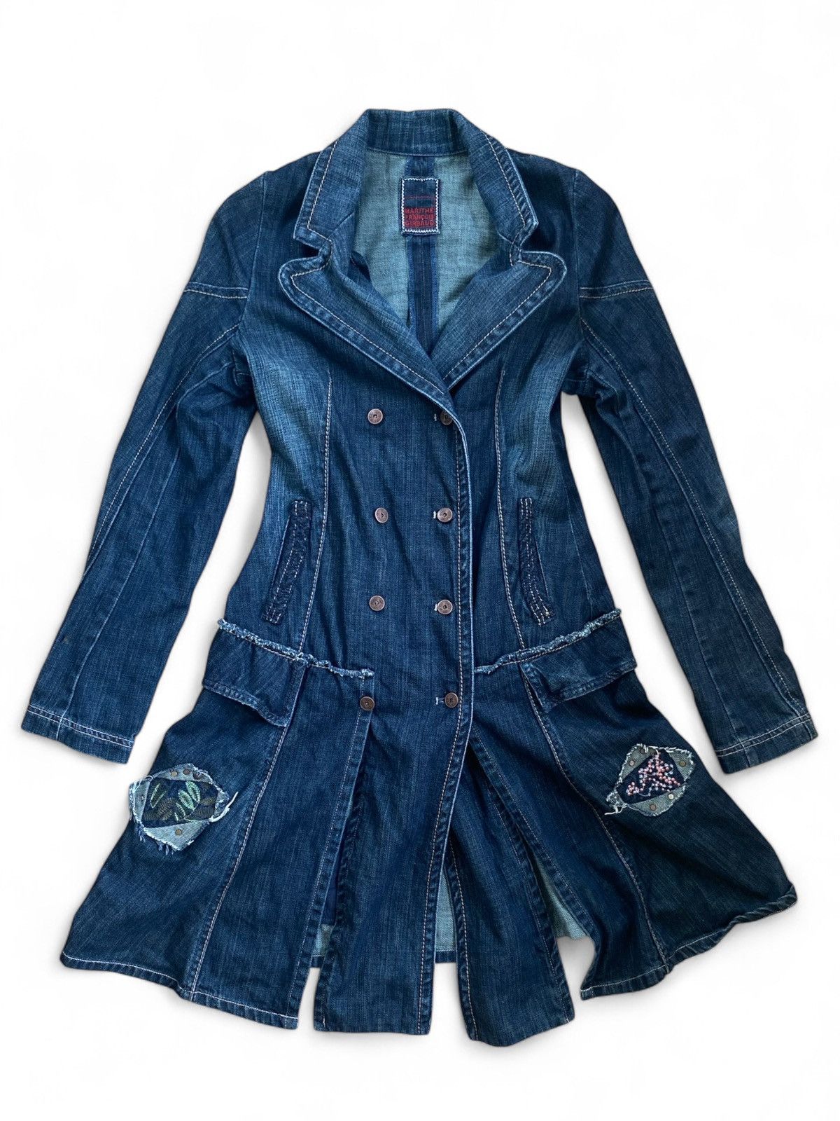 Marithe + Francois Girbaud Marithé Girbaud Avant Garde Denim Archive Coat Size 16 Size XXL / US 16-18 / IT 52-54 - 1 Thumbnail