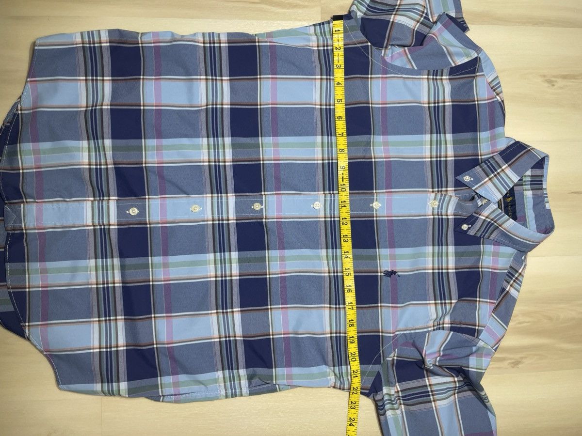 Polo Ralph Lauren Polo Ralph Lauren Men's Sz M Blue Plaid Performance Shirt Size US M / EU 48-50 / 2 - 6 Thumbnail