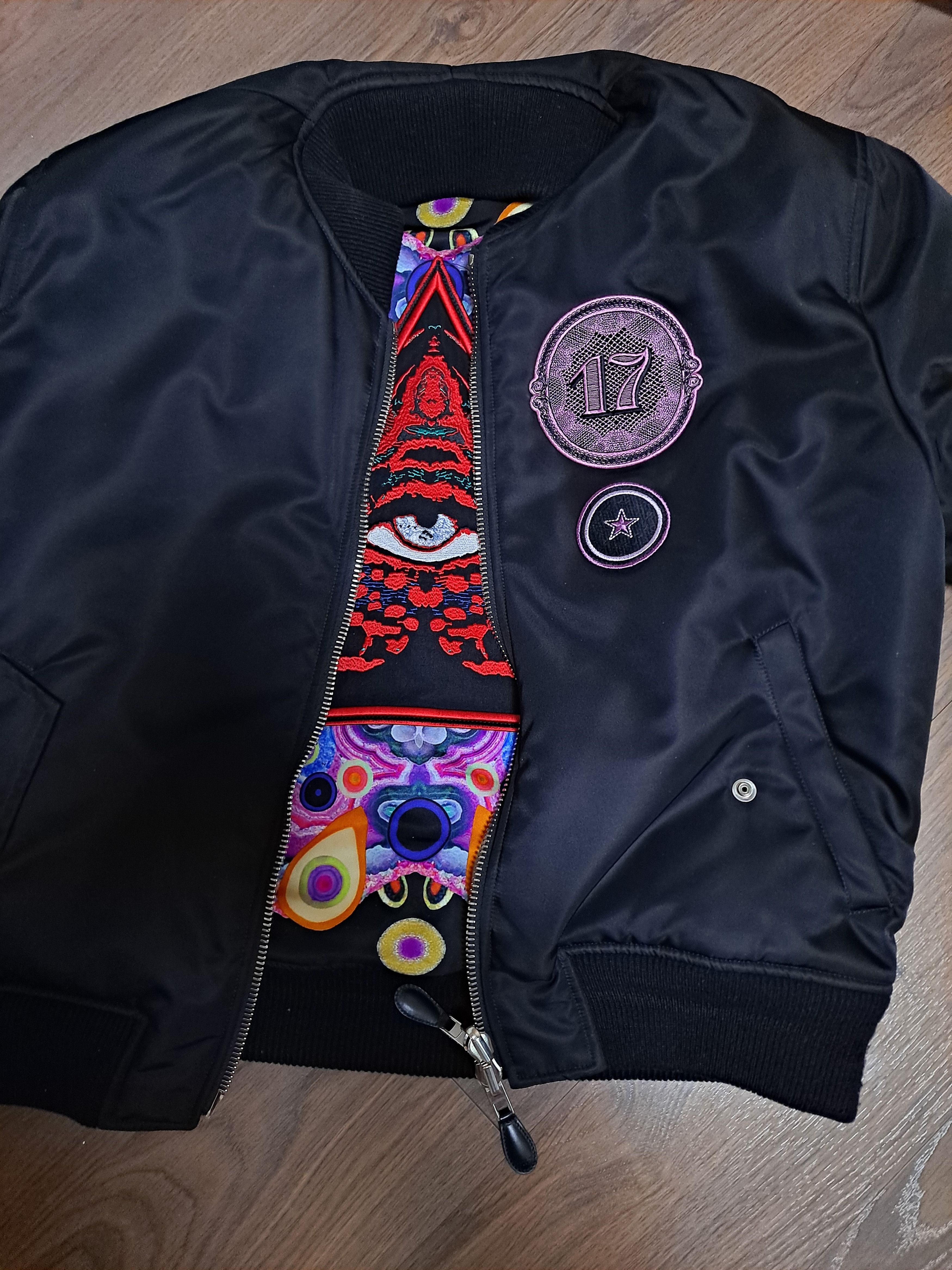 NWT $3K GIVENCHY THIRD EYE REVERSIBLE BOMBER JACKET