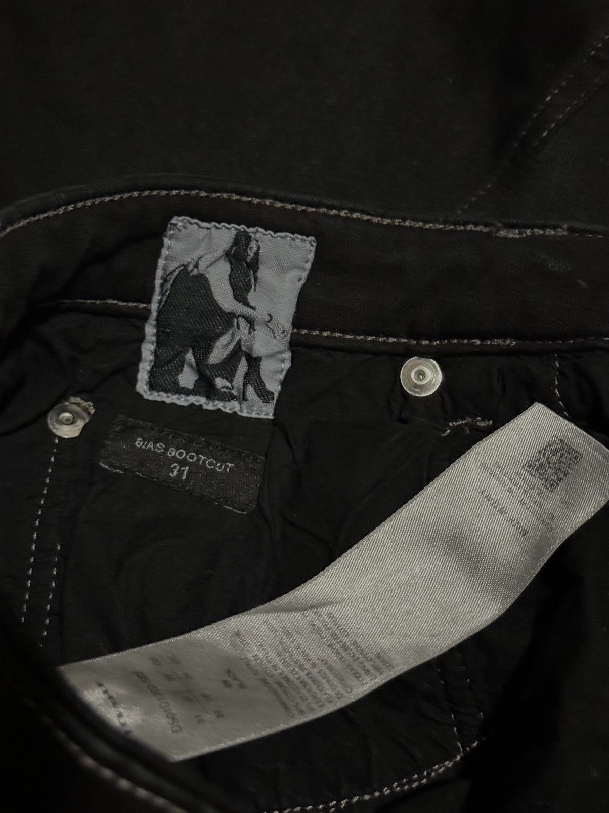 Rick Owens × Rick Owens Drkshdw Rick Owens FW24 Bias Bootcut Denim Size US 30 / EU 46 - 8 Thumbnail