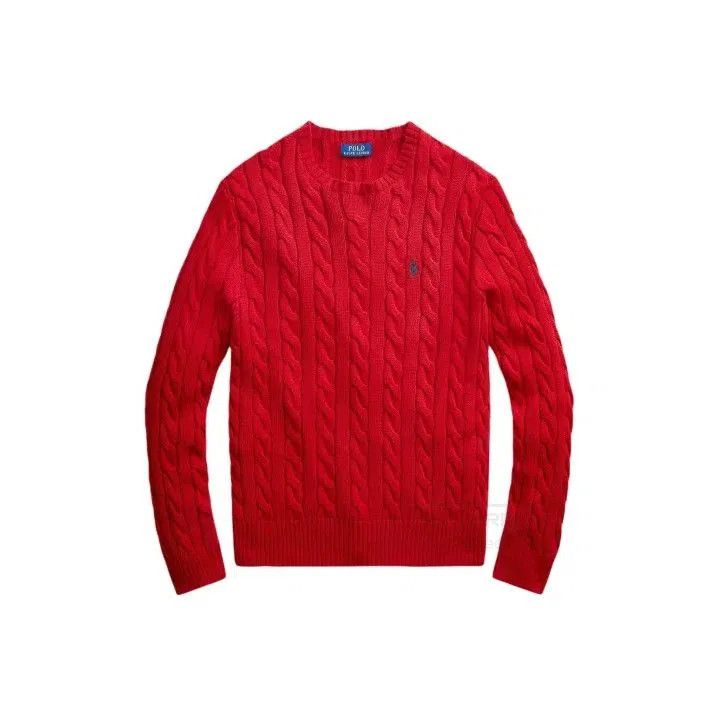 Polo Ralph Lauren Polo Ralph Lauren Cable Knit Logo Crewneck Sweater. Size US M / EU 48-50 / 2 - 1 Thumbnail
