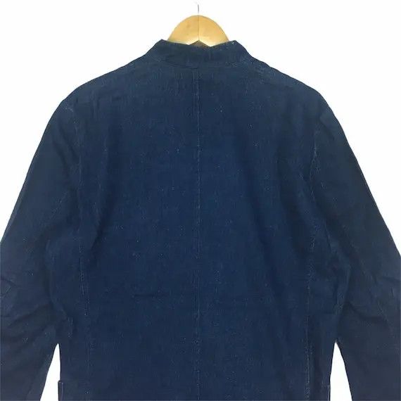 Comme des Garcons Vtg COMME DES GARCONS Indigo Denim Jeans Jacket Rei Kawakubo Size L / US 10 / IT 46 - 7 Thumbnail