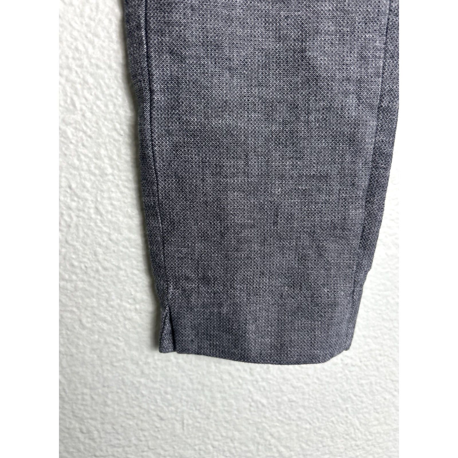 Banana Republic VINTAGE? Wait not vintage. Banana Republic Sloan Pants Women’s 4P Petite Gray Cotton Rayon Dress Pants Slim Fit 30x25 Womens Size 27" / US 4 / IT 40 - 3 Thumbnail