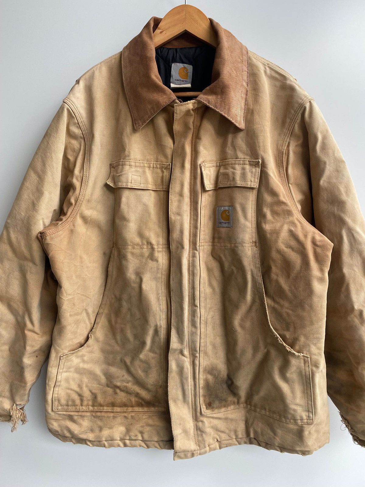 Carhartt × Vintage CARHARTT Mens Vintage Jacket CO3 BRN Size US XL / EU 56 / 4 - 2 Thumbnail
