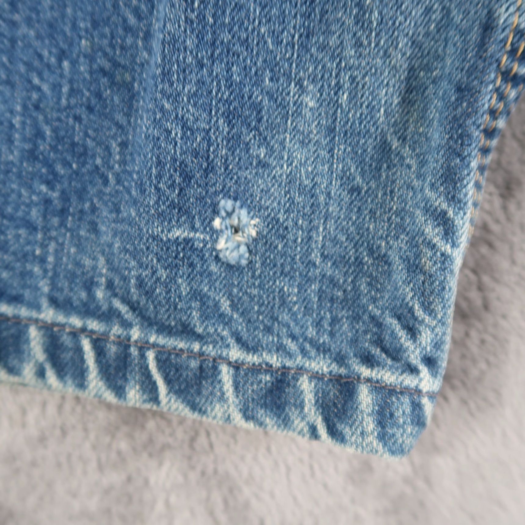 Ralph Lauren VINTAGE Ralph Lauren Polo Jeans Co Carpenter Denim Shorts 33 Men Blue 90s Distressed Pockets Zipper Jeans Company Shirt? Size US XS / EU 42 / 0 - 3 Thumbnail