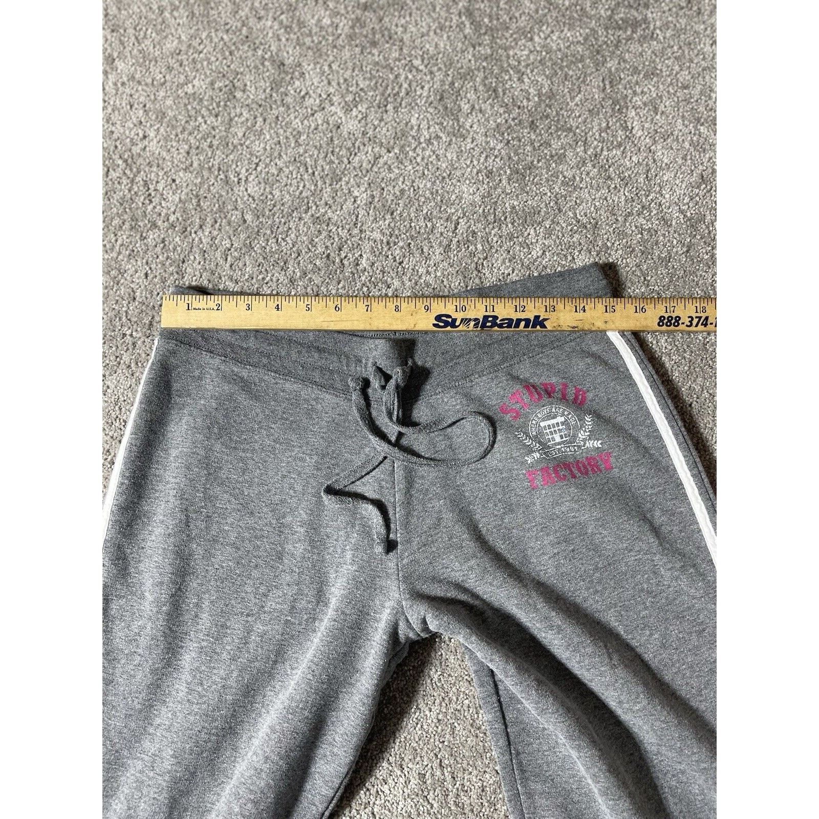 Other No Boundaries Wide Leg Pants Juniors L 11/13 Stupid Factory Size 30" / US 8 / IT 44 - 6 Thumbnail