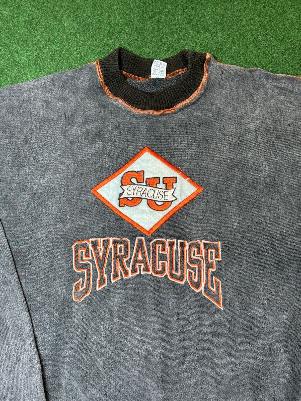 The Game × Vintage Vtg 90s INSANE RARE Syracuse University Orangemen Sweatshirt Size US L / EU 52-54 / 3 - 2 Thumbnail