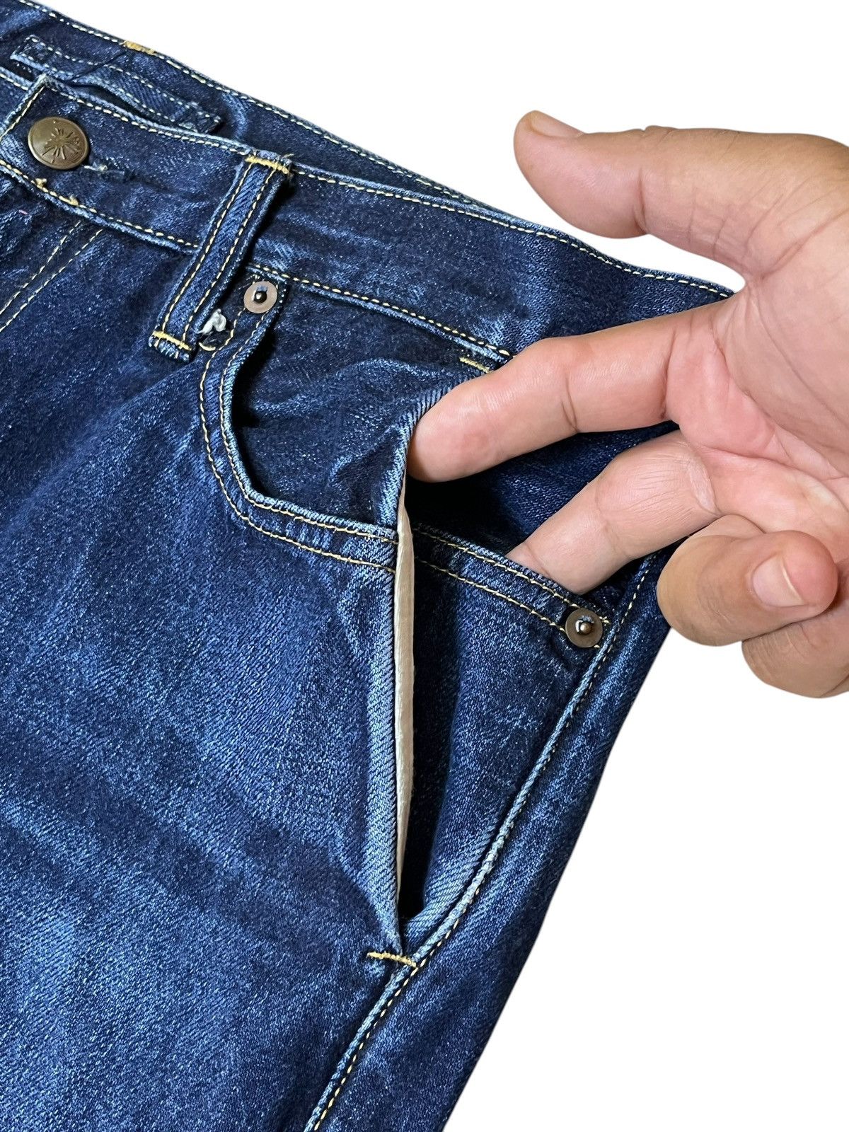 Maison MIHARA YASUHIRO SICK Y2K MAISON MIHARA YASUHIRO BLUE JEANS MADE IN JAPAN Size US 34 / EU 50 - 5 Thumbnail