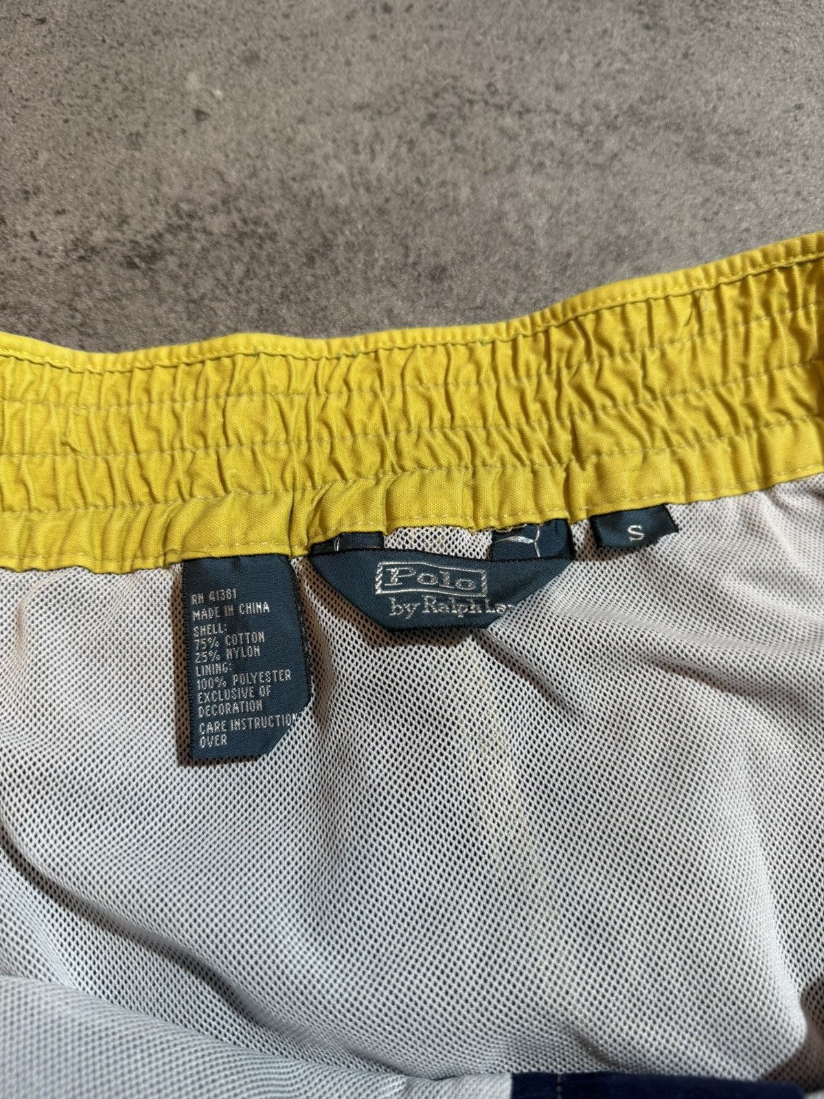 Polo Ralph Lauren × Vintage Vintage 90s Polo Ralph Lauren Swimming Shorts big logo Size US 30 / EU 46 - 8 Thumbnail