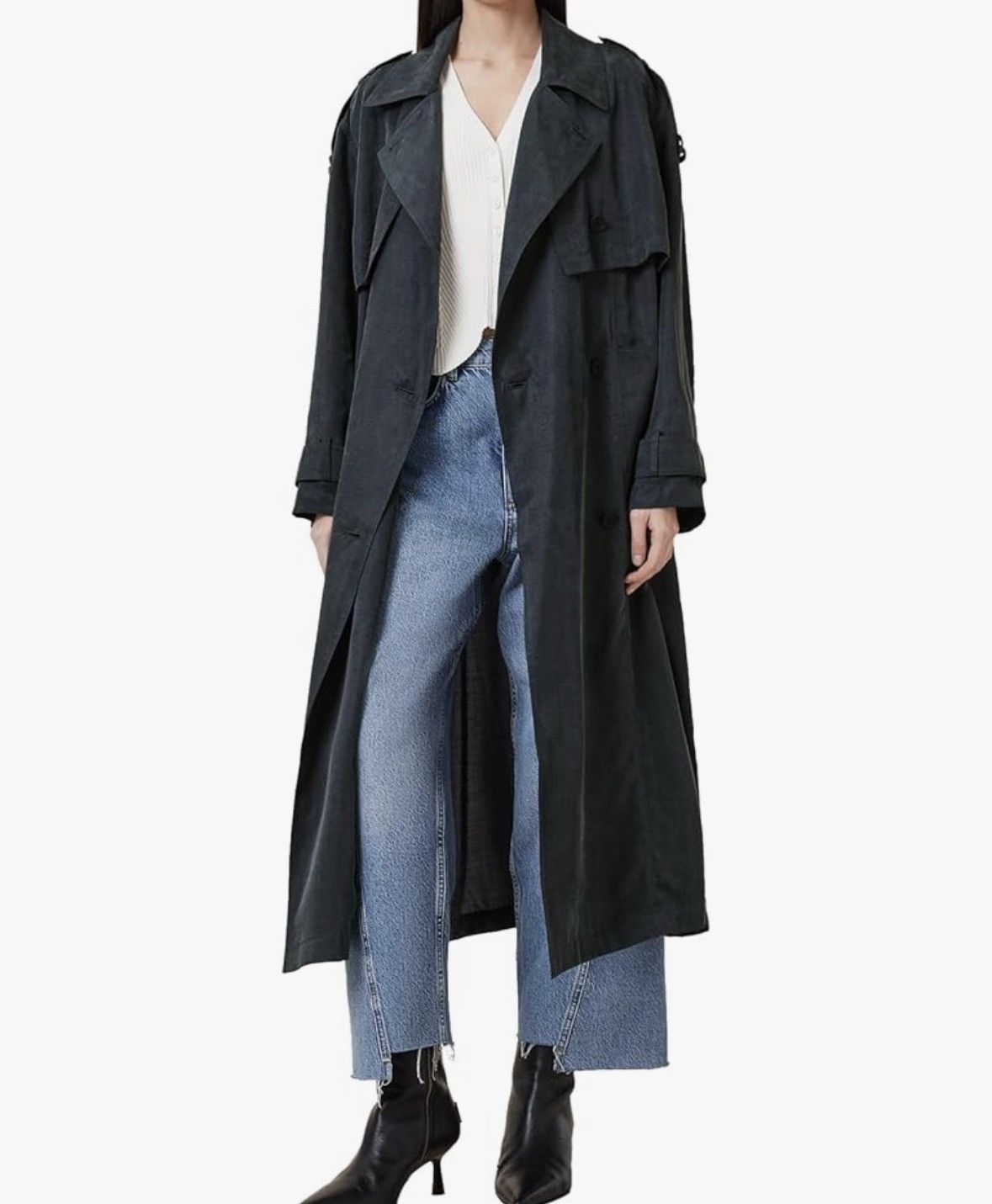 Allsaints Allsaints linnie trench coat Size L / US 10 / IT 46 - 3 Thumbnail