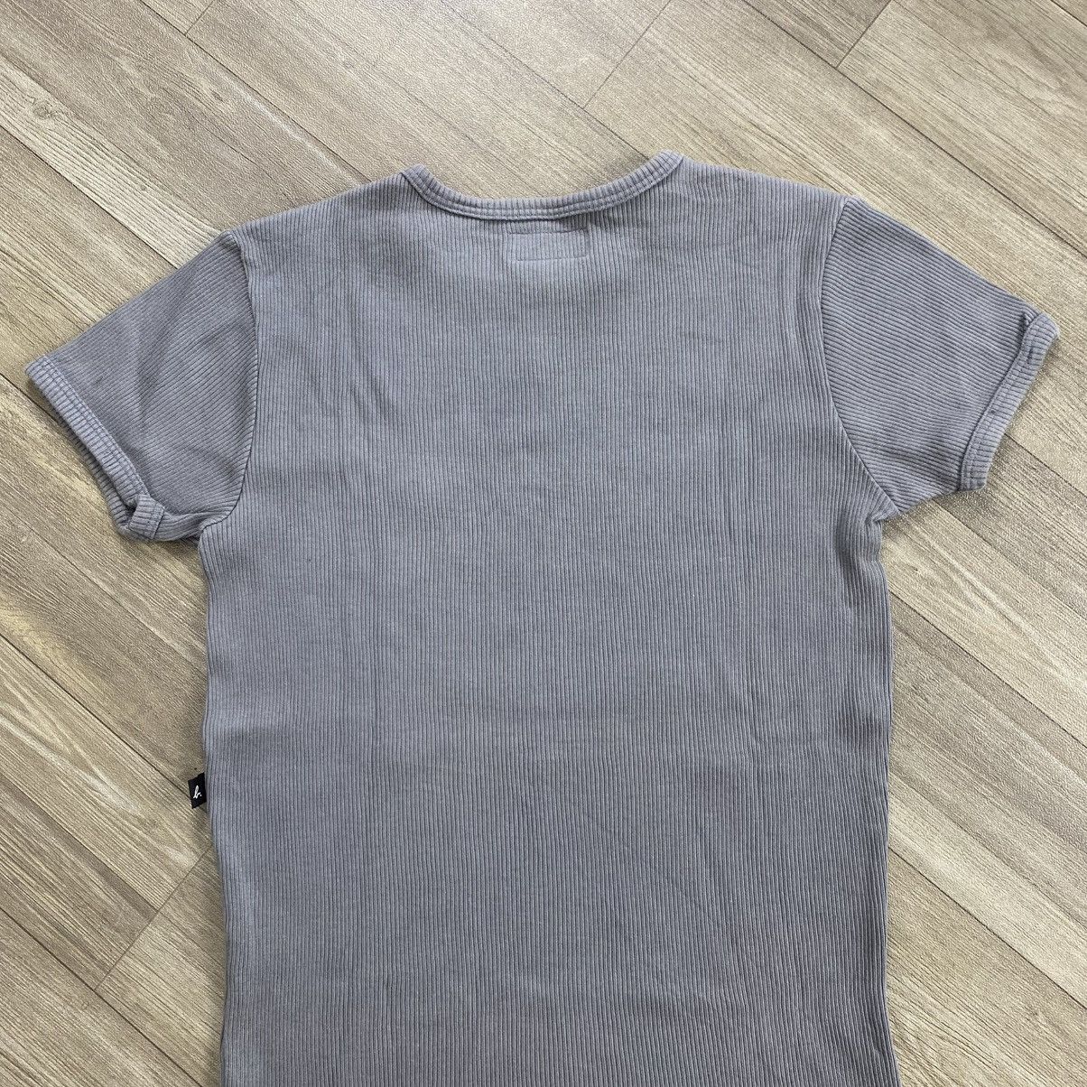 agnes b. 1990s Vintage Agnes B Homme Grey Basic Tee Luxury Size US XS / EU 42 / 0 - 7 Thumbnail