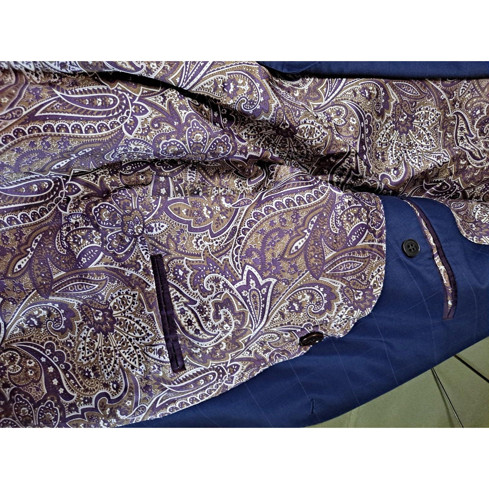 Sarar Sarar Blue Suit Jacket Made in Turkey Size 38R Size 38R - 4 Thumbnail