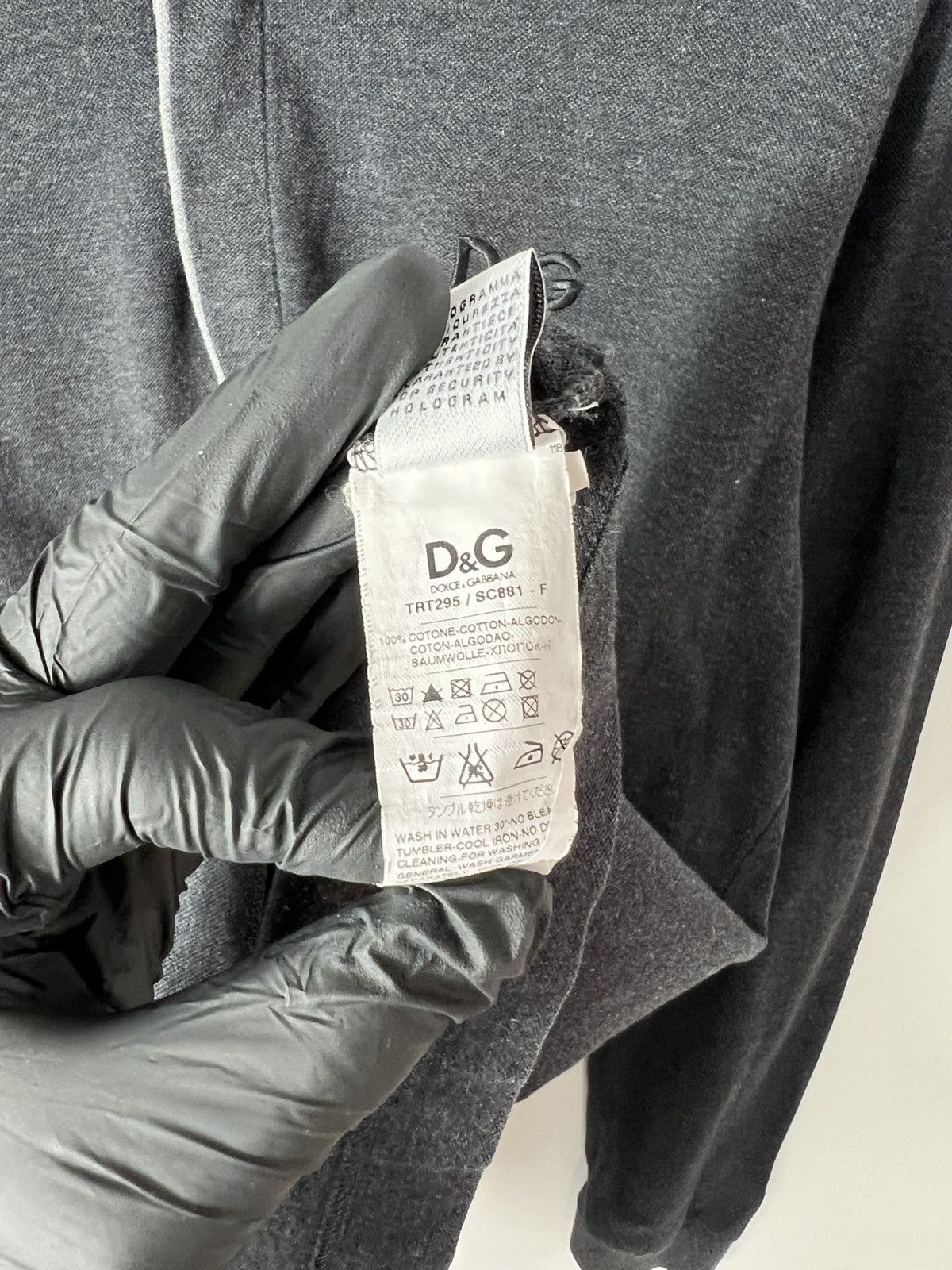Dolce & Gabbana Vintage luxury streetwear Dolce Gabbana Long Sleeve Polo Size US L / EU 52-54 / 3 - 8 Thumbnail
