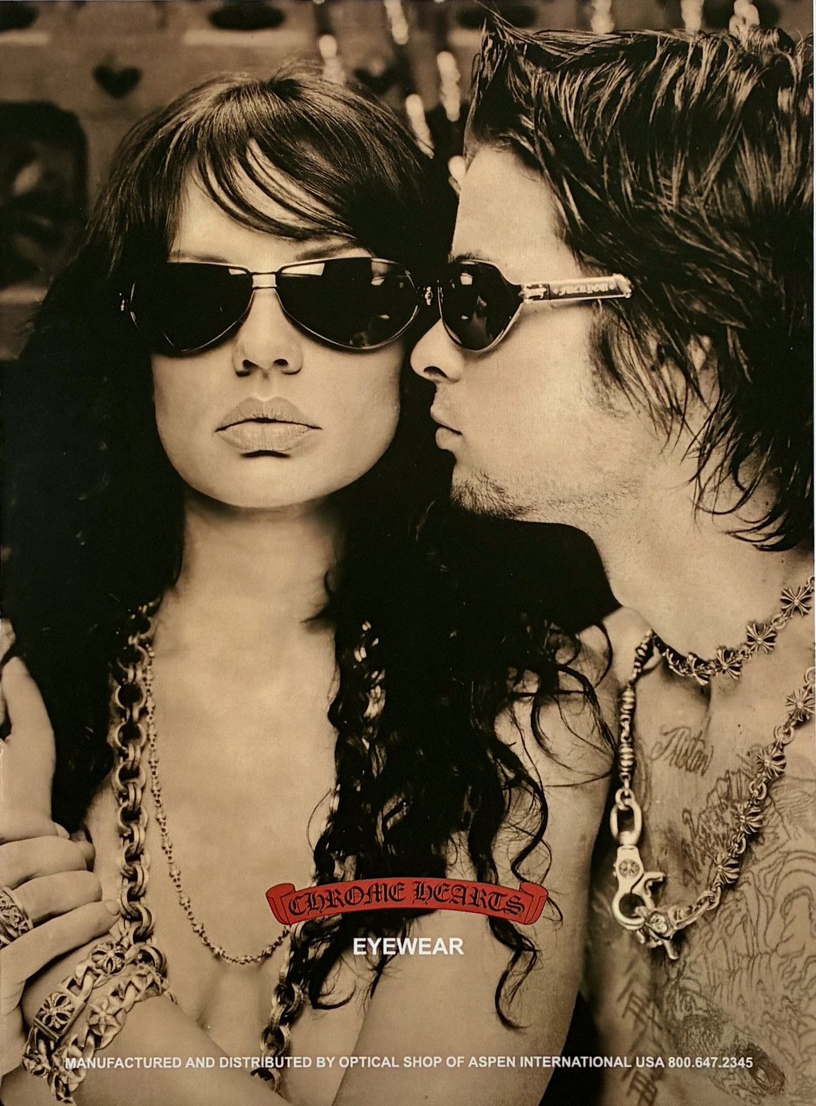 Chrome Hearts Chrome Hearts vintage photo Poster framed 9x11 Size ONE SIZE - 2 Thumbnail