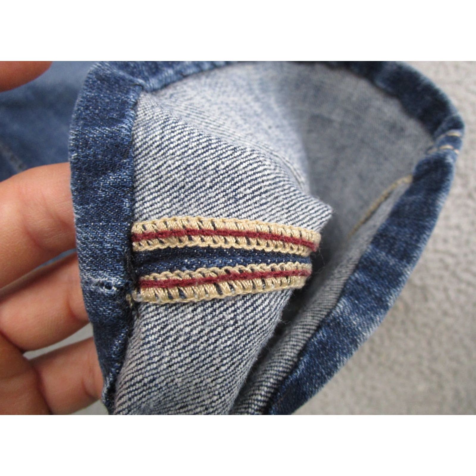 Denime Mek DNM Denim Jeans Bootcut 28x34 Women Blue 5-Pocket Stretch Read Size 28" / US 6 / IT 42 - 7 Thumbnail