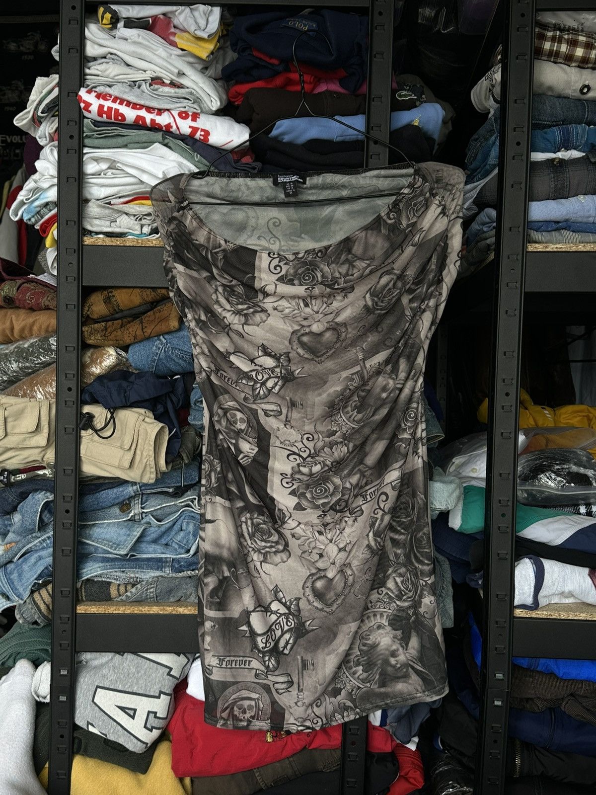 Designer Kourtney Kardashian🚨 Jean Paul Gaultier Style Mesh Top dress Size XL / US 12-14 / IT 48-50 - 7 Thumbnail