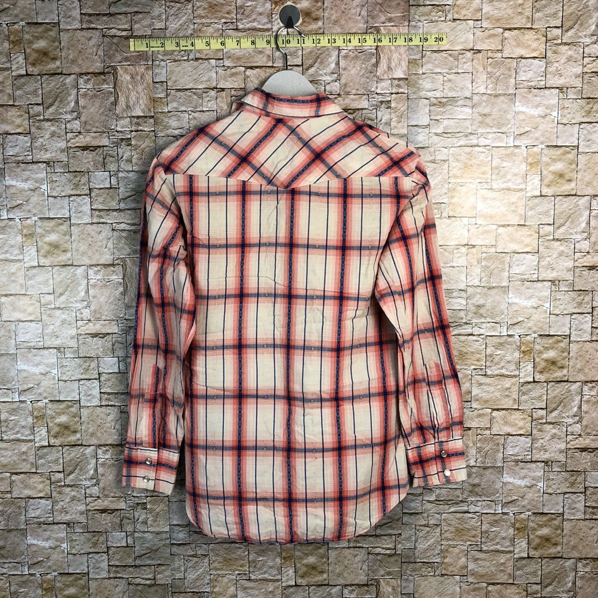 Edwin Edwin Pink checkered vintage japan Flannel #A247 Size US S / EU 44-46 / 1 - 16 Thumbnail