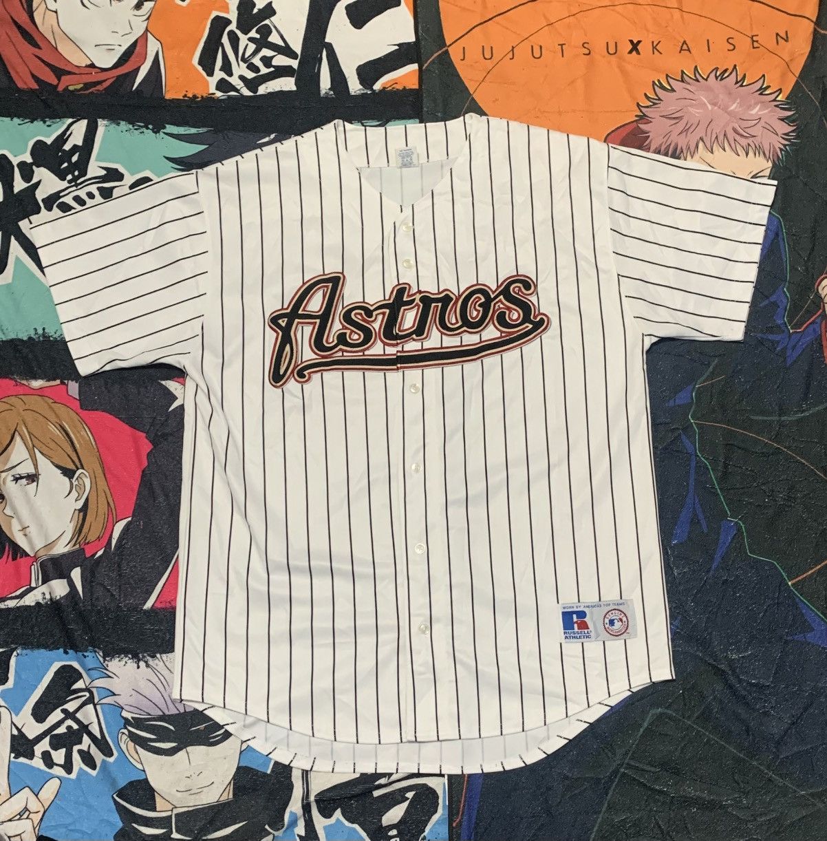 MLB × Vintage Vintage jersey MLb astros russel Size US XL / EU 56 / 4 - 1 Thumbnail