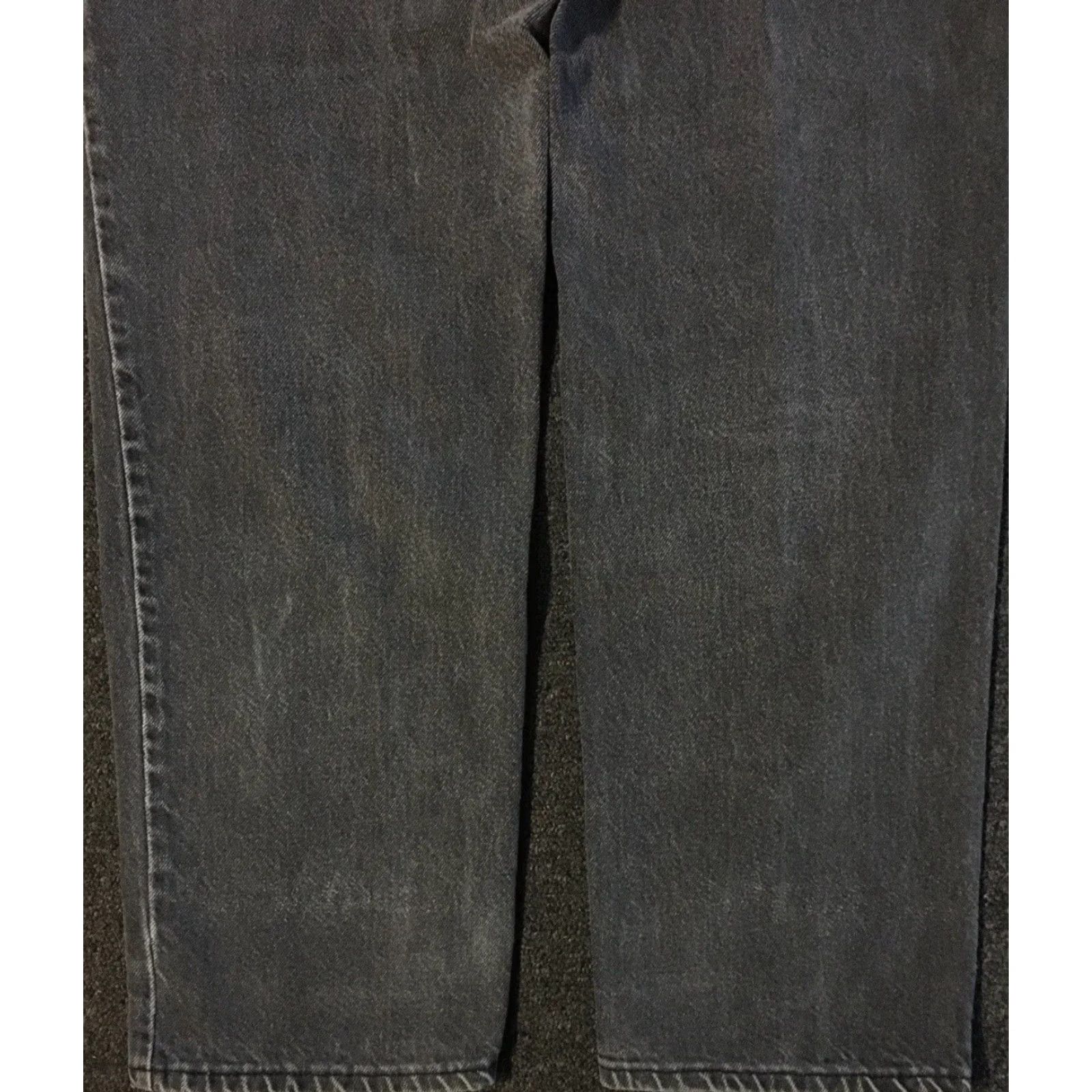 Lee VINTAGE Lee Jeans Distressed 80s 90s Gray 34 Men Inseam 33 Trucker Cowboy Punk Grunge USA Casual Straight) Size US 34 / EU 50 - 3 Thumbnail