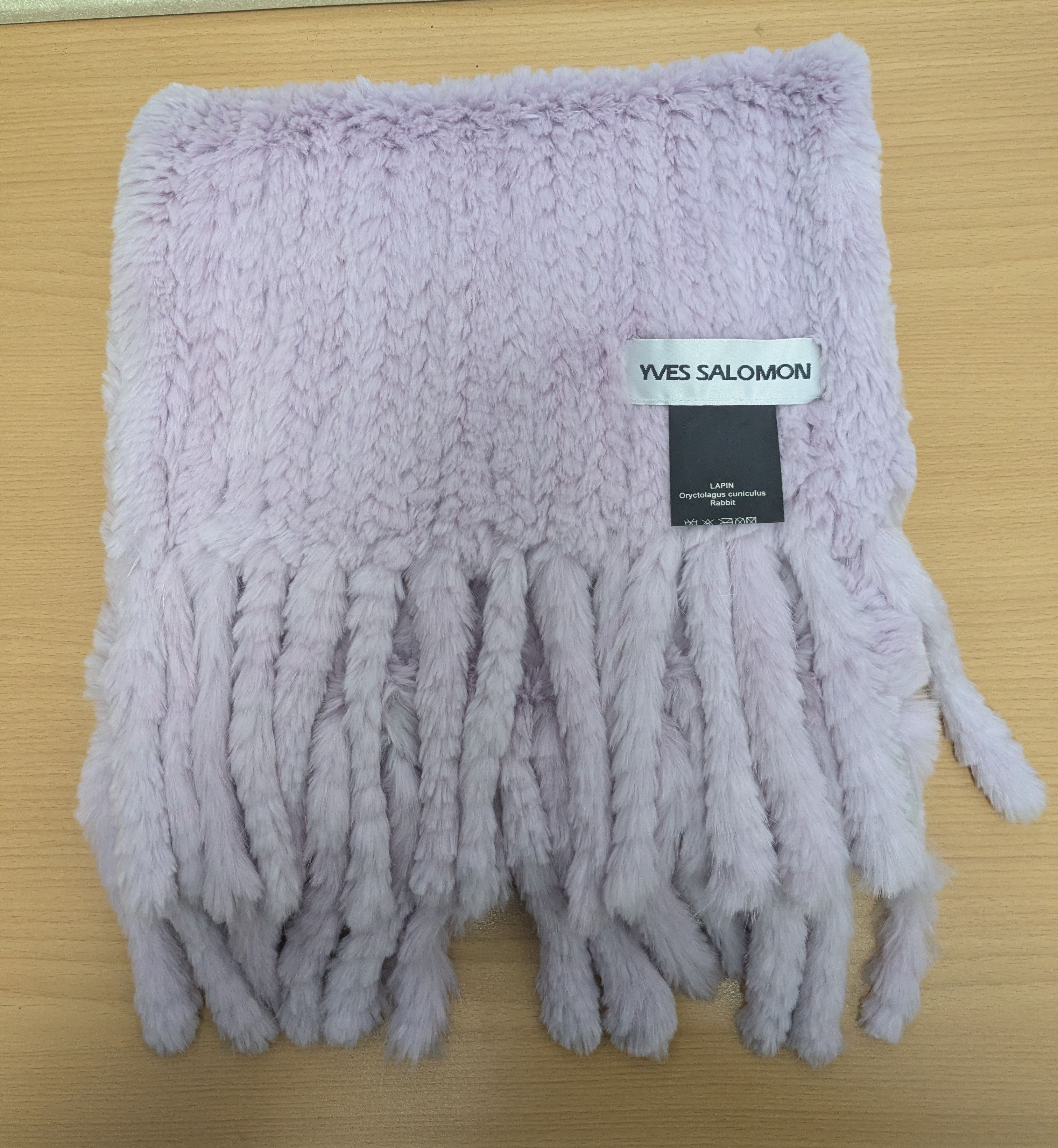 Yves Salomon Yves Salomon Lilac Rabbit Fur Scarf – Vintage, 190cm Size ONE SIZE - 5 Thumbnail