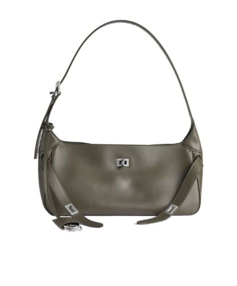 Balenciaga o1srvl11e0326 Size: OS / Bel Air Small Shoulder Bag in Brown Size ONE SIZE - 1 Thumbnail